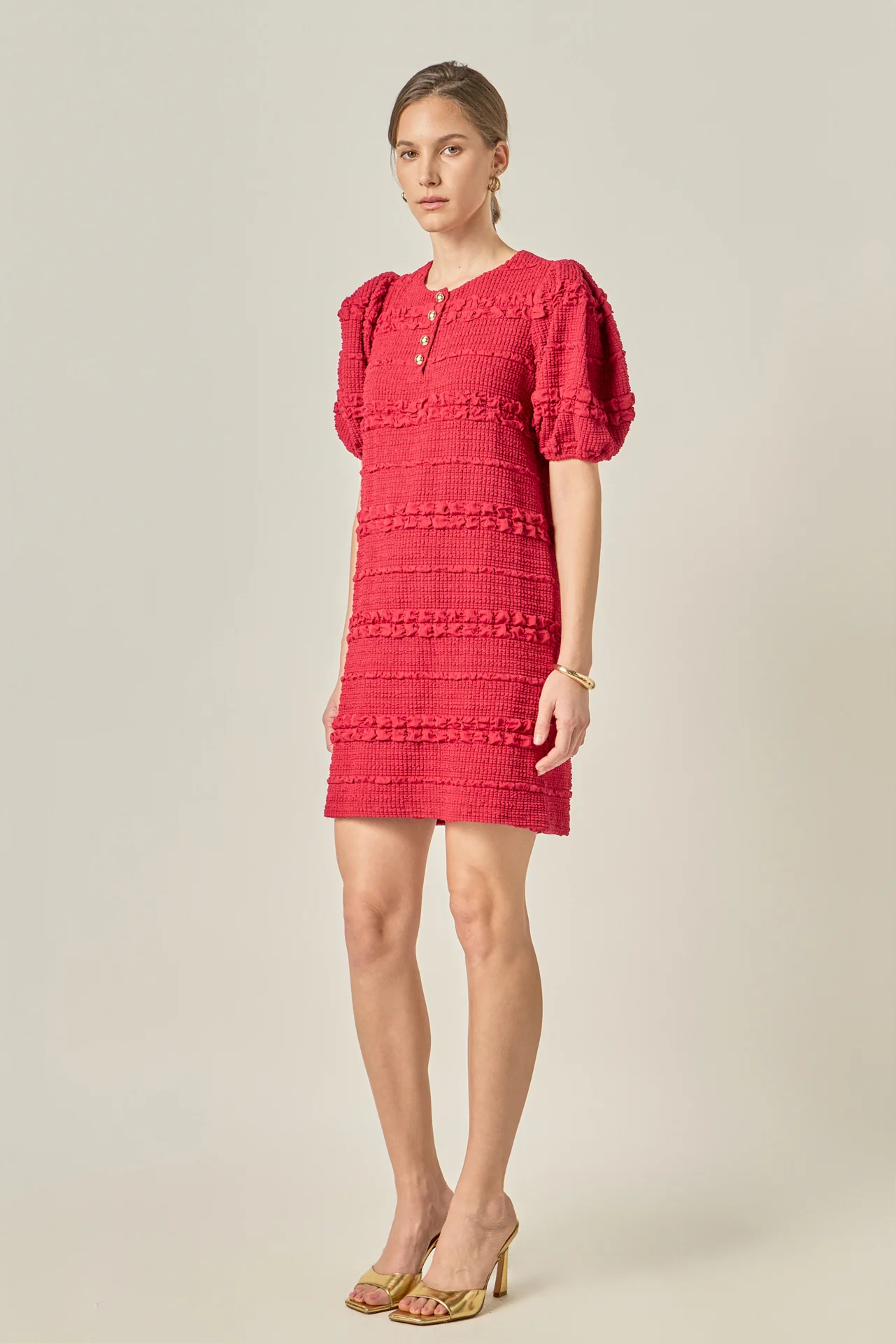 Smocked Mini Dress - Image 10