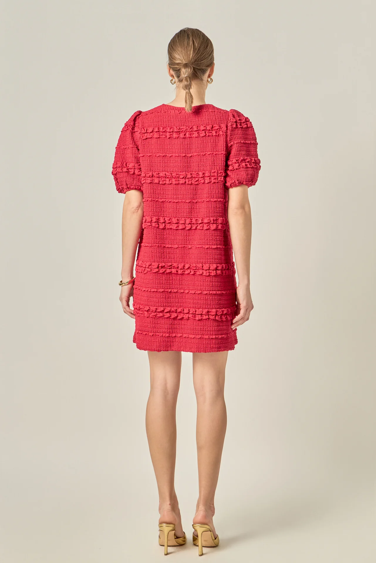 Smocked Mini Dress - Image 11