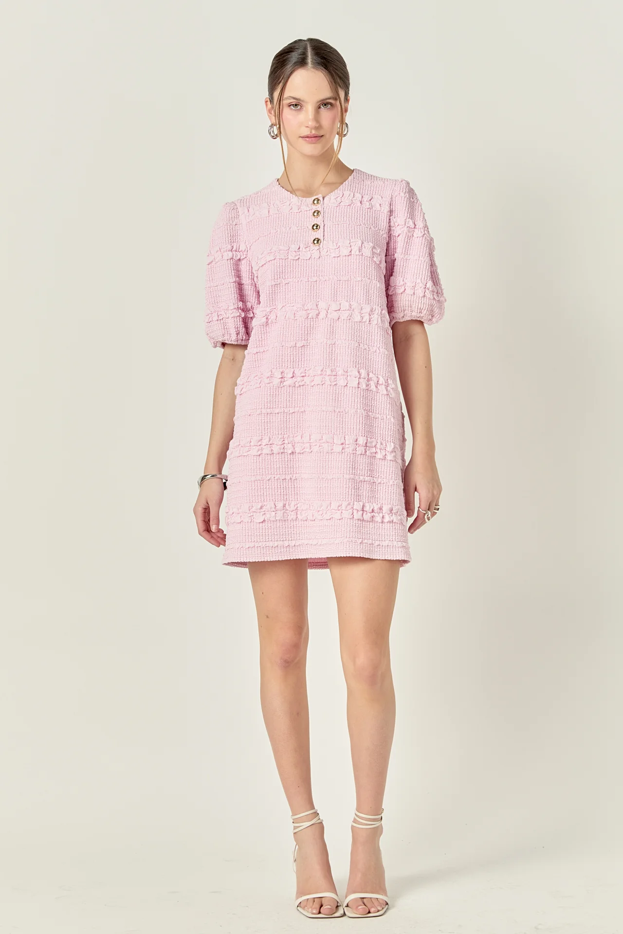 Smocked Mini Dress - Image 14