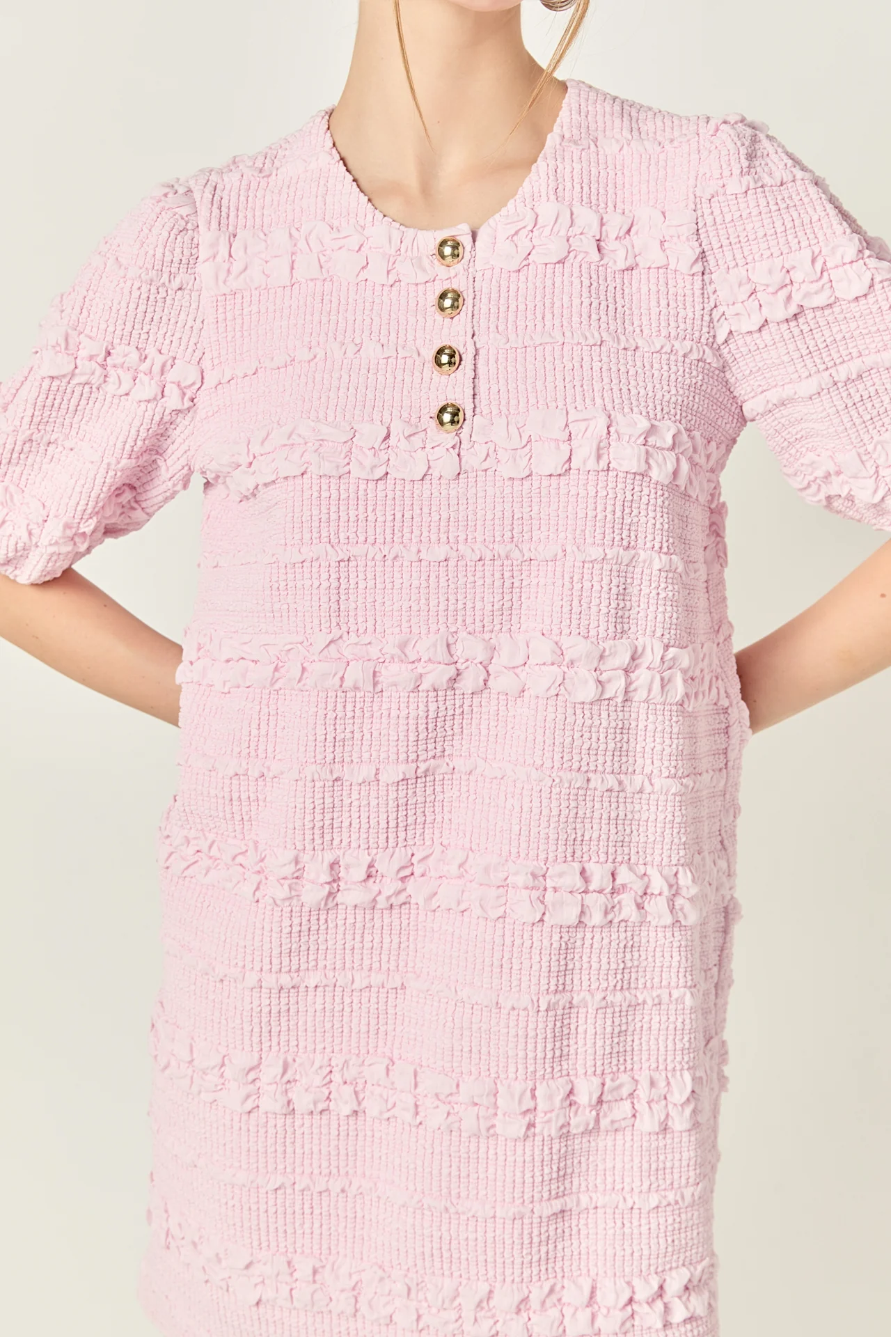 Smocked Mini Dress - Image 15