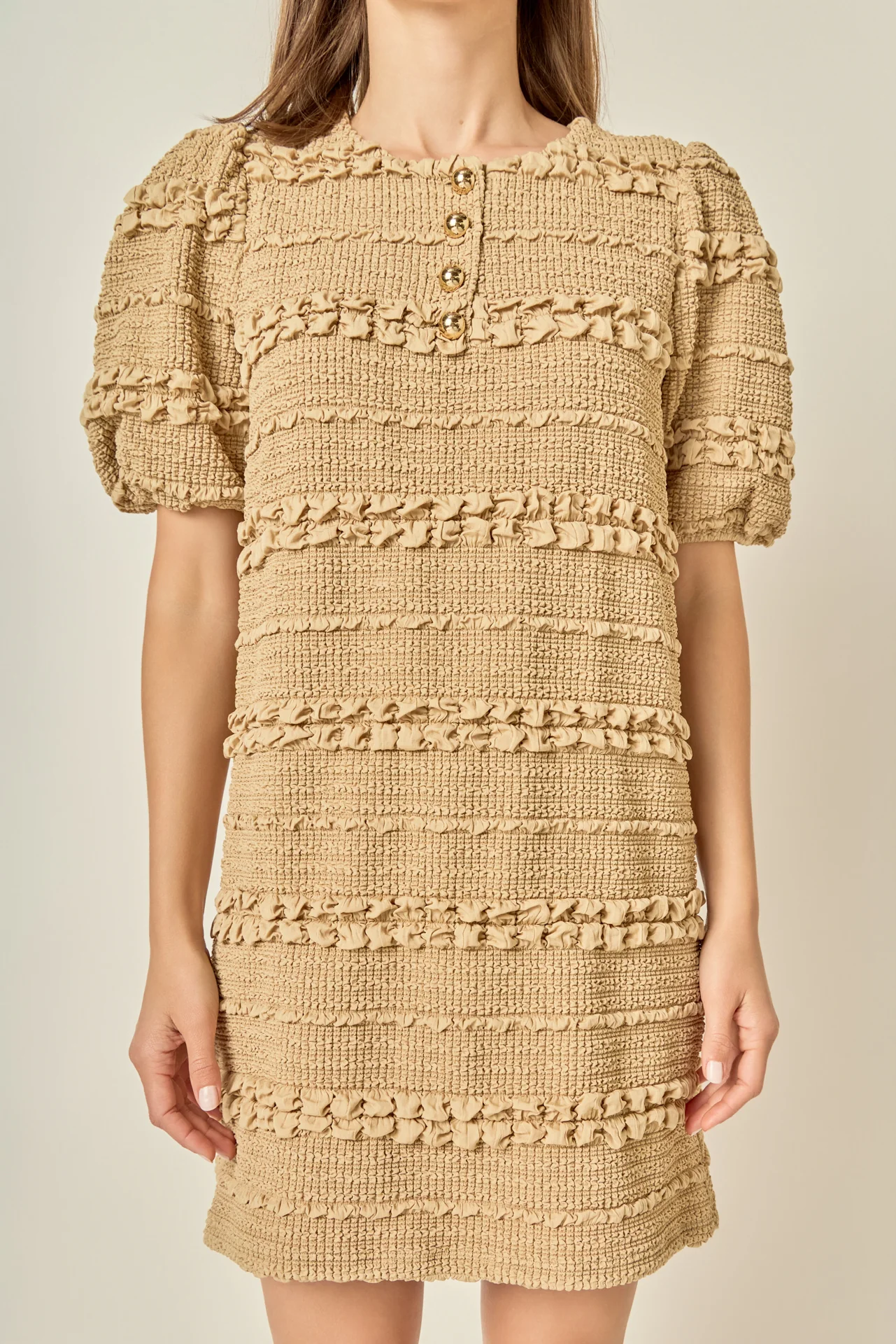 Smocked Mini Dress - Image 2