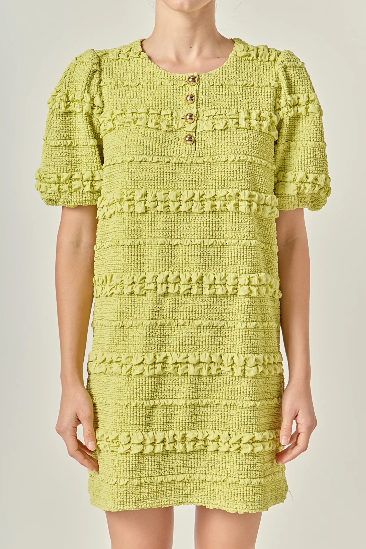 Smocked Mini Dress - Image 20