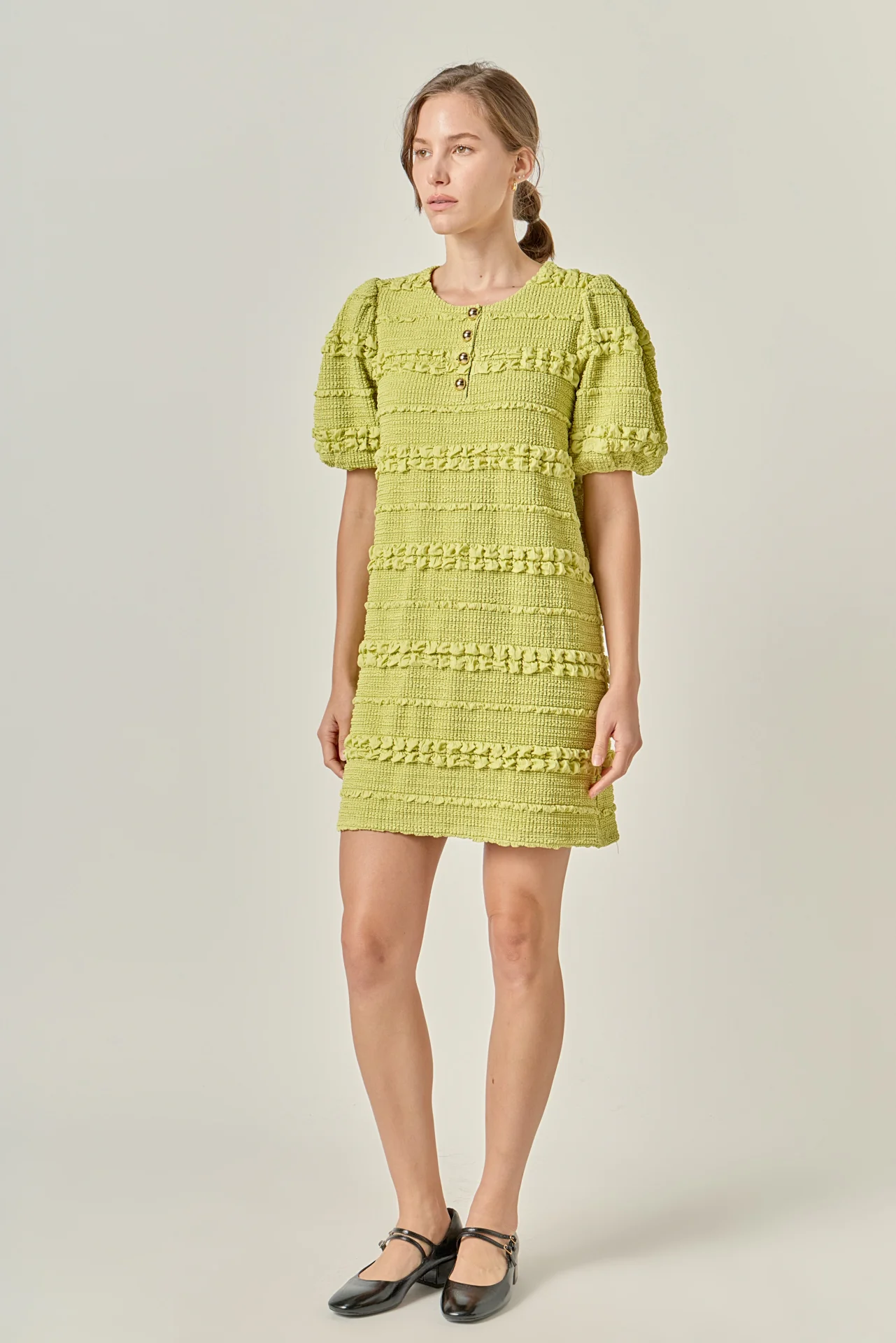 Smocked Mini Dress - Image 21