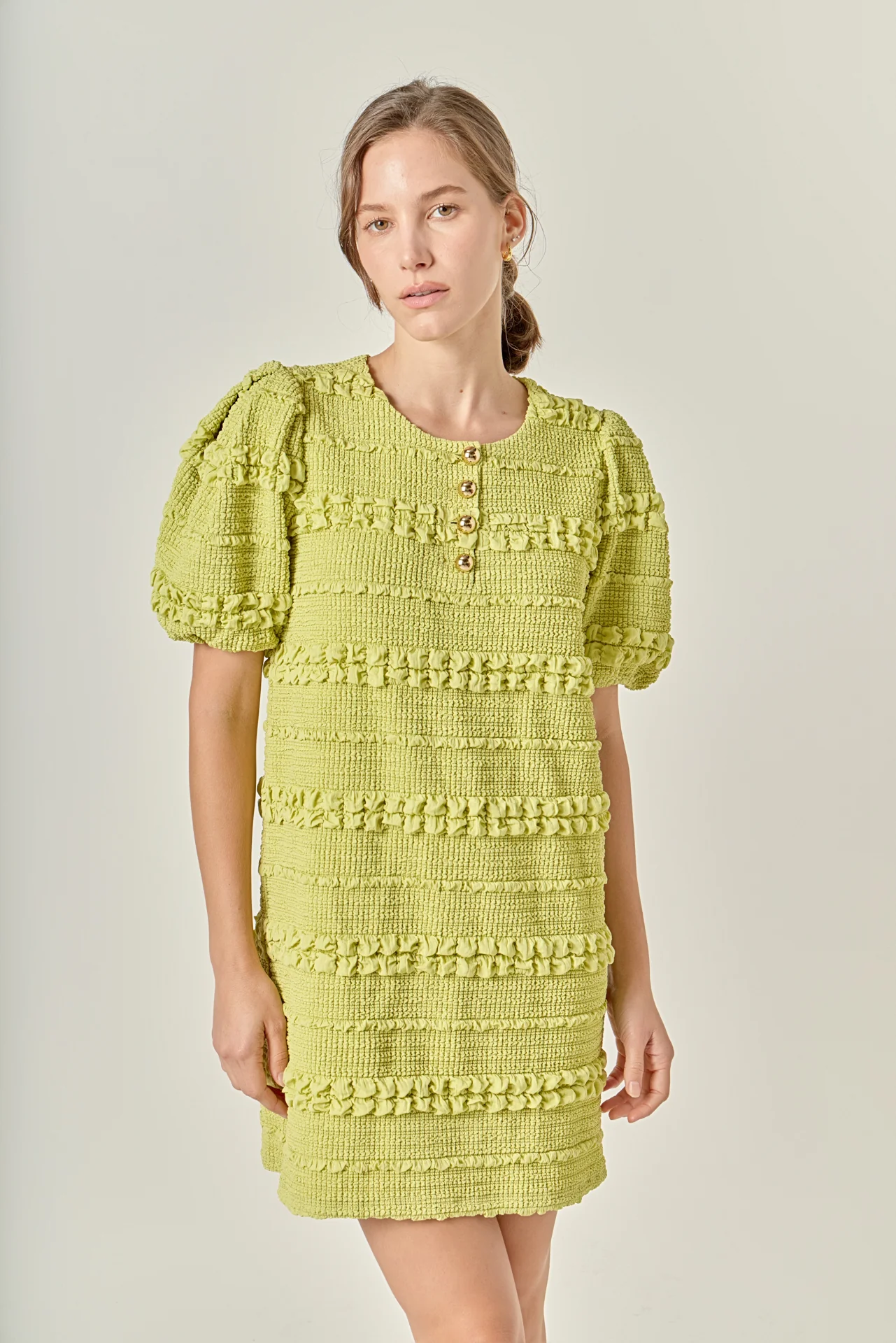 Smocked Mini Dress - Image 23