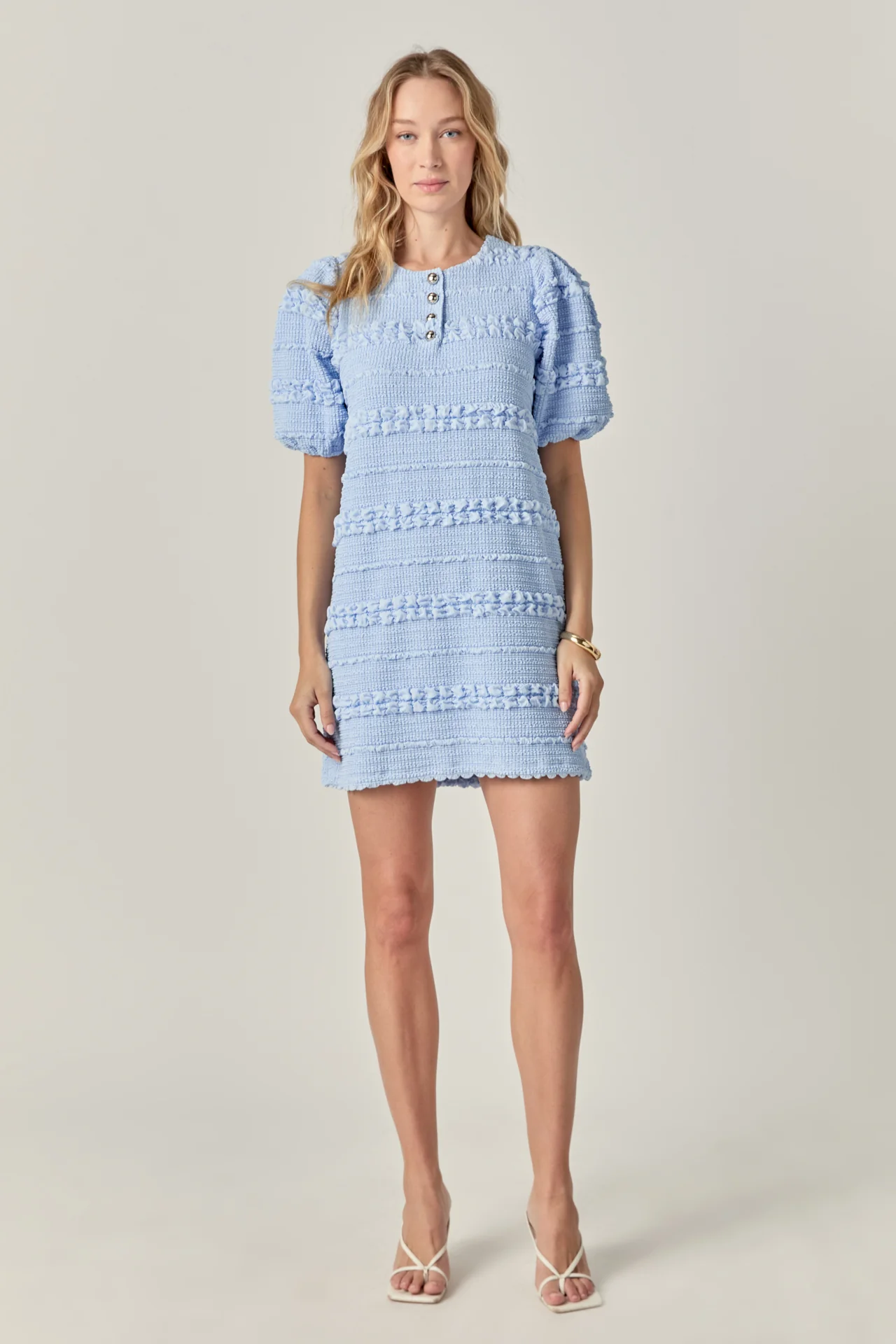 Smocked Mini Dress - Image 24