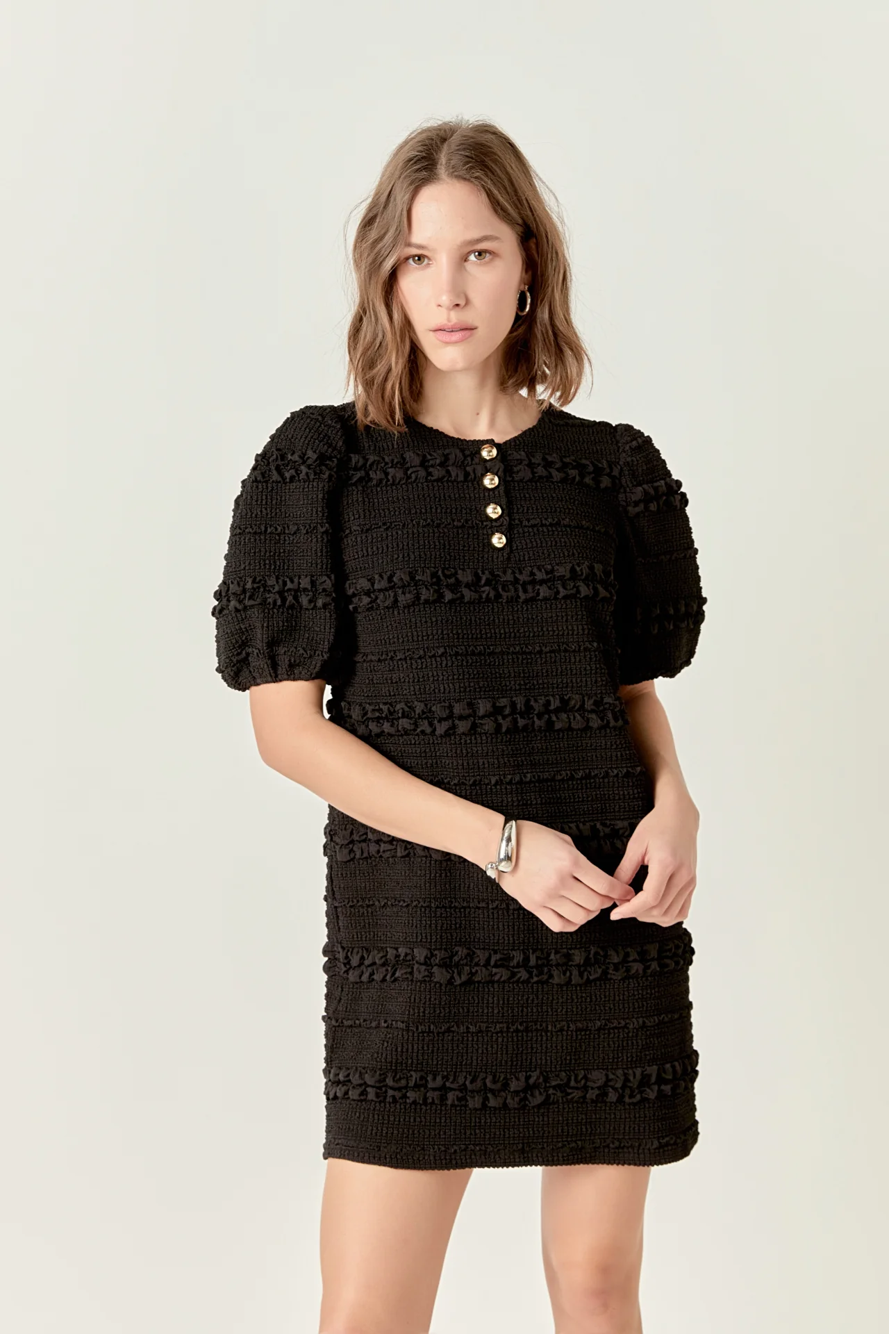 Smocked Mini Dress - Image 33
