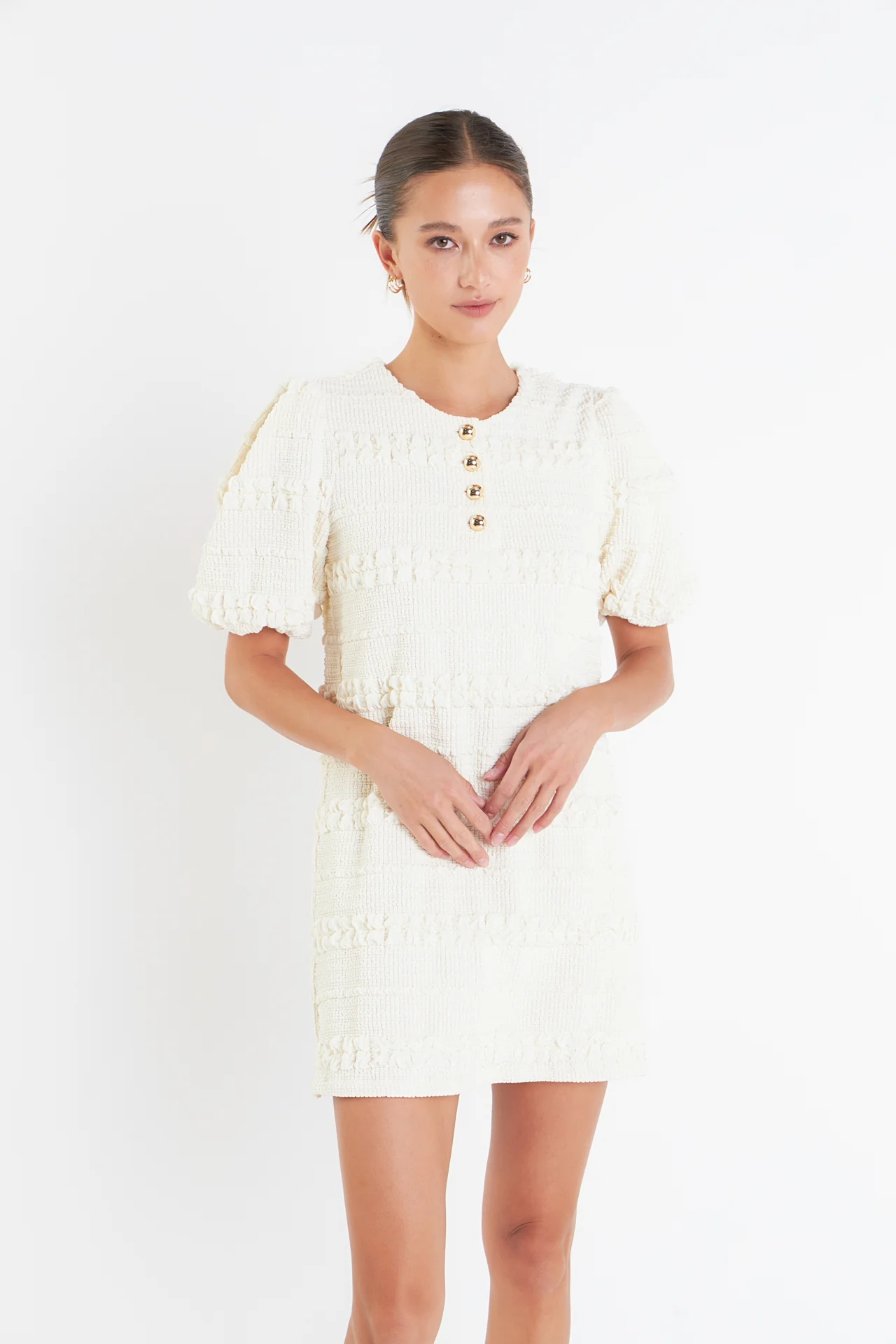 Smocked Mini Dress - Image 38