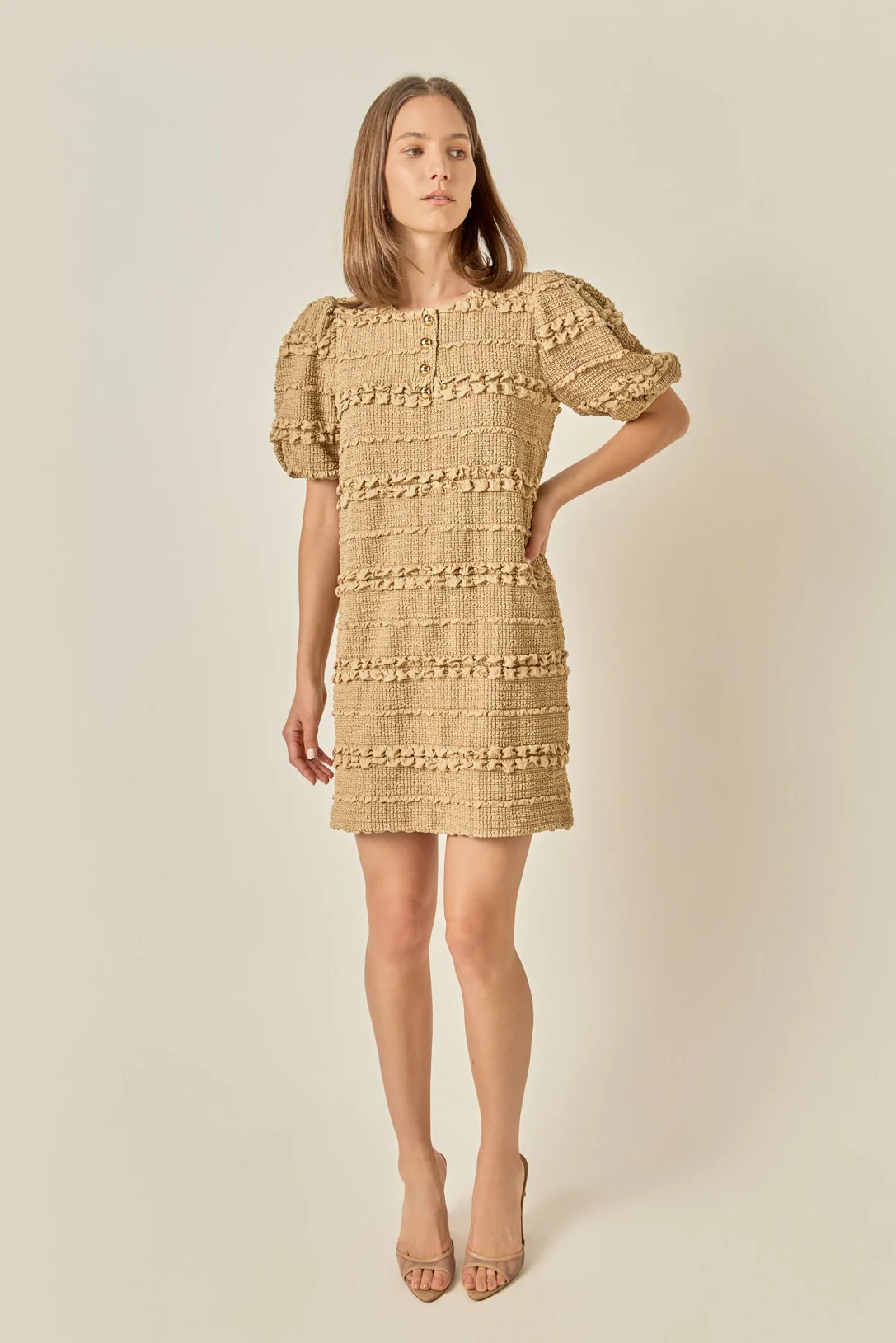 Smocked Mini Dress - Image 5