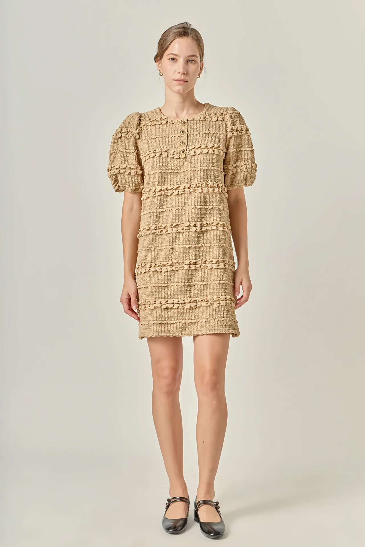 Smocked Mini Dress - Image 6