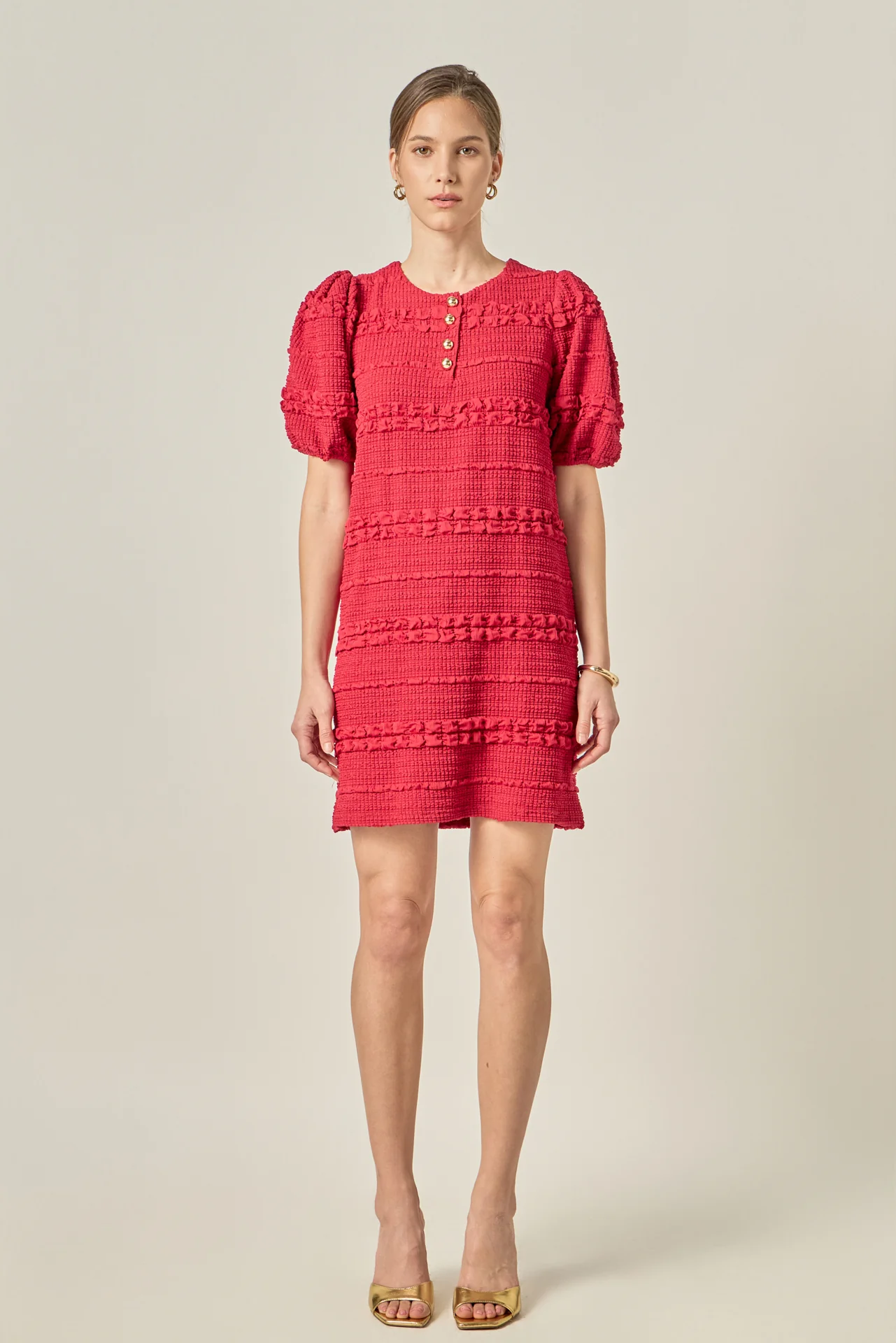 Smocked Mini Dress - Image 7
