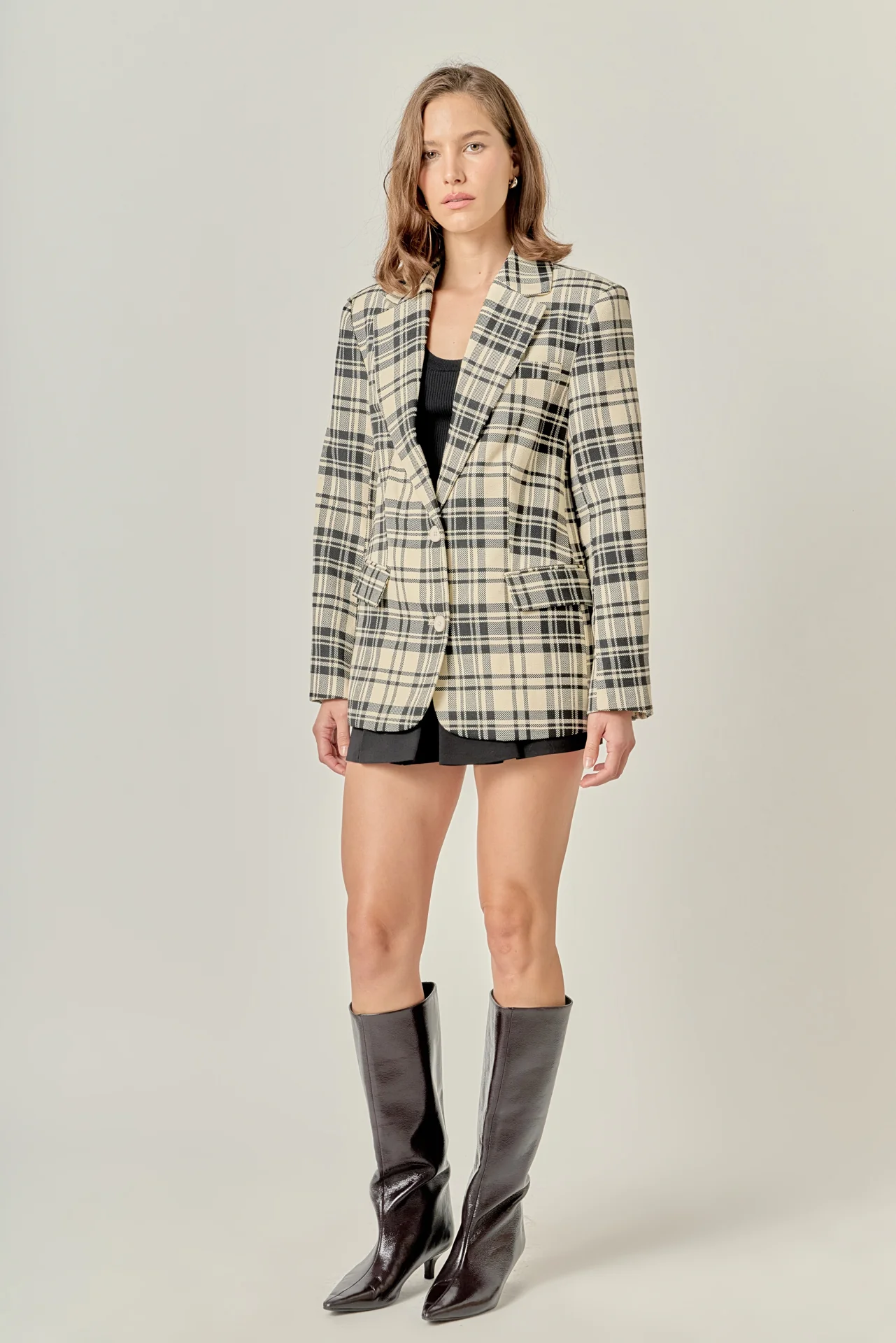 Statement Plaid Blazer - Image 3