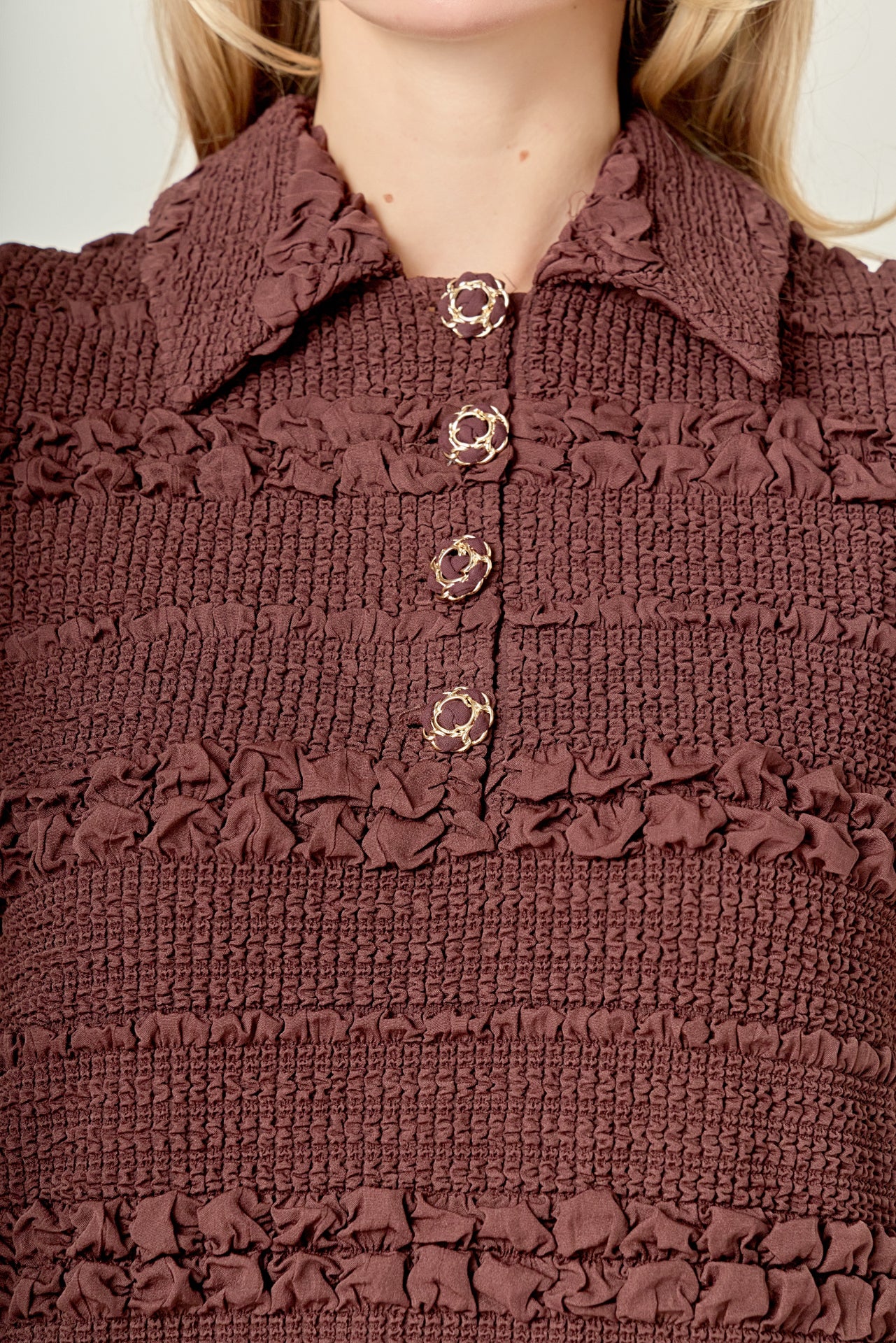 Textured Mini Dress - Image 25