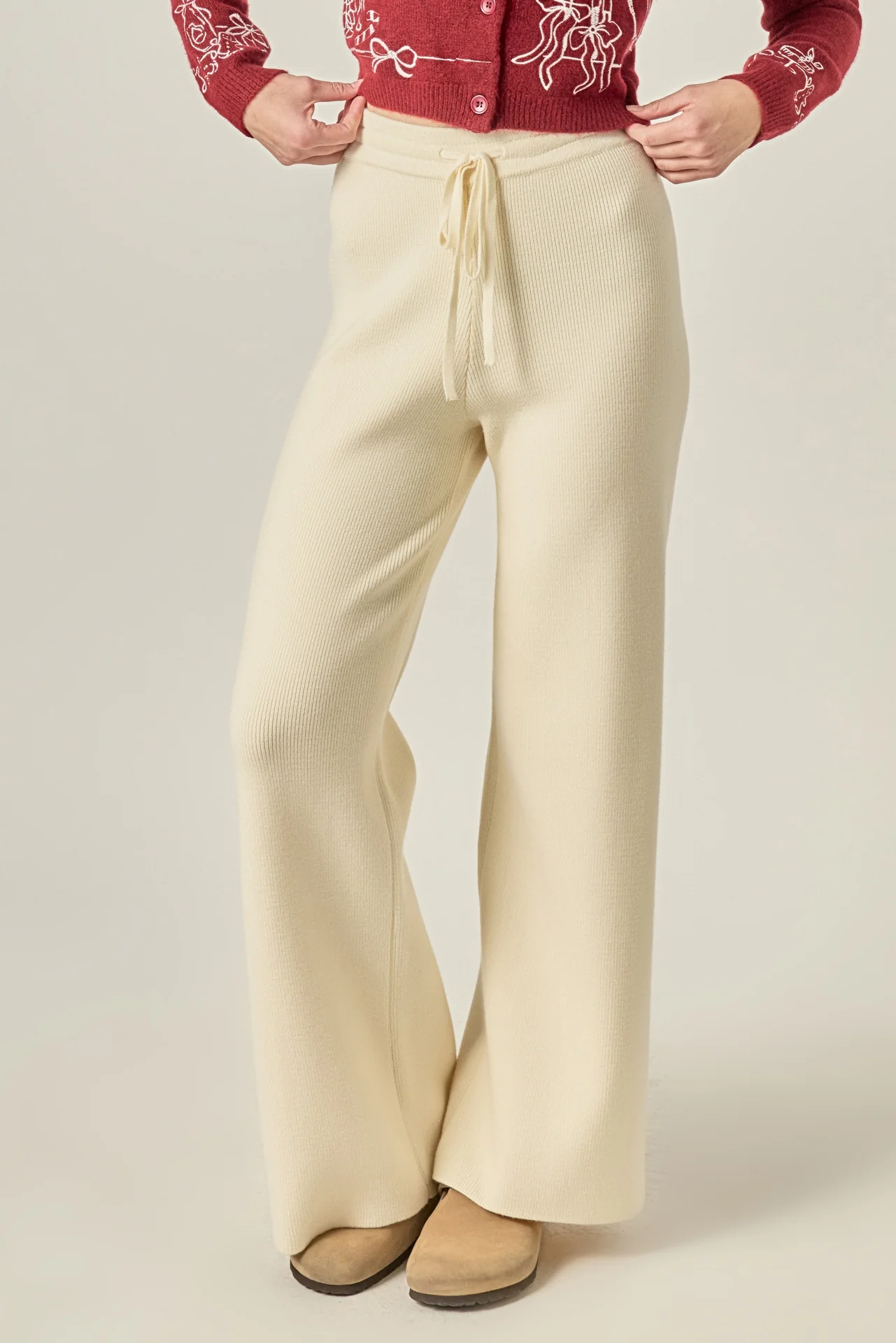 String Knit Pants - Image 2