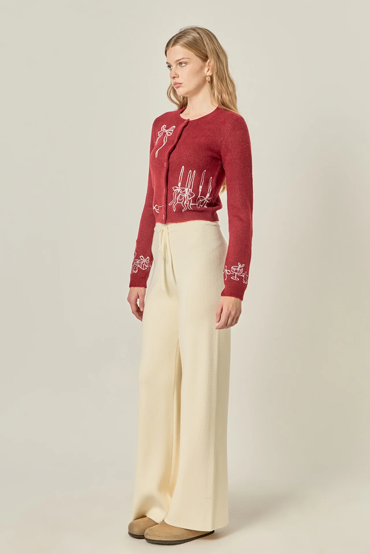 String Knit Pants - Image 3