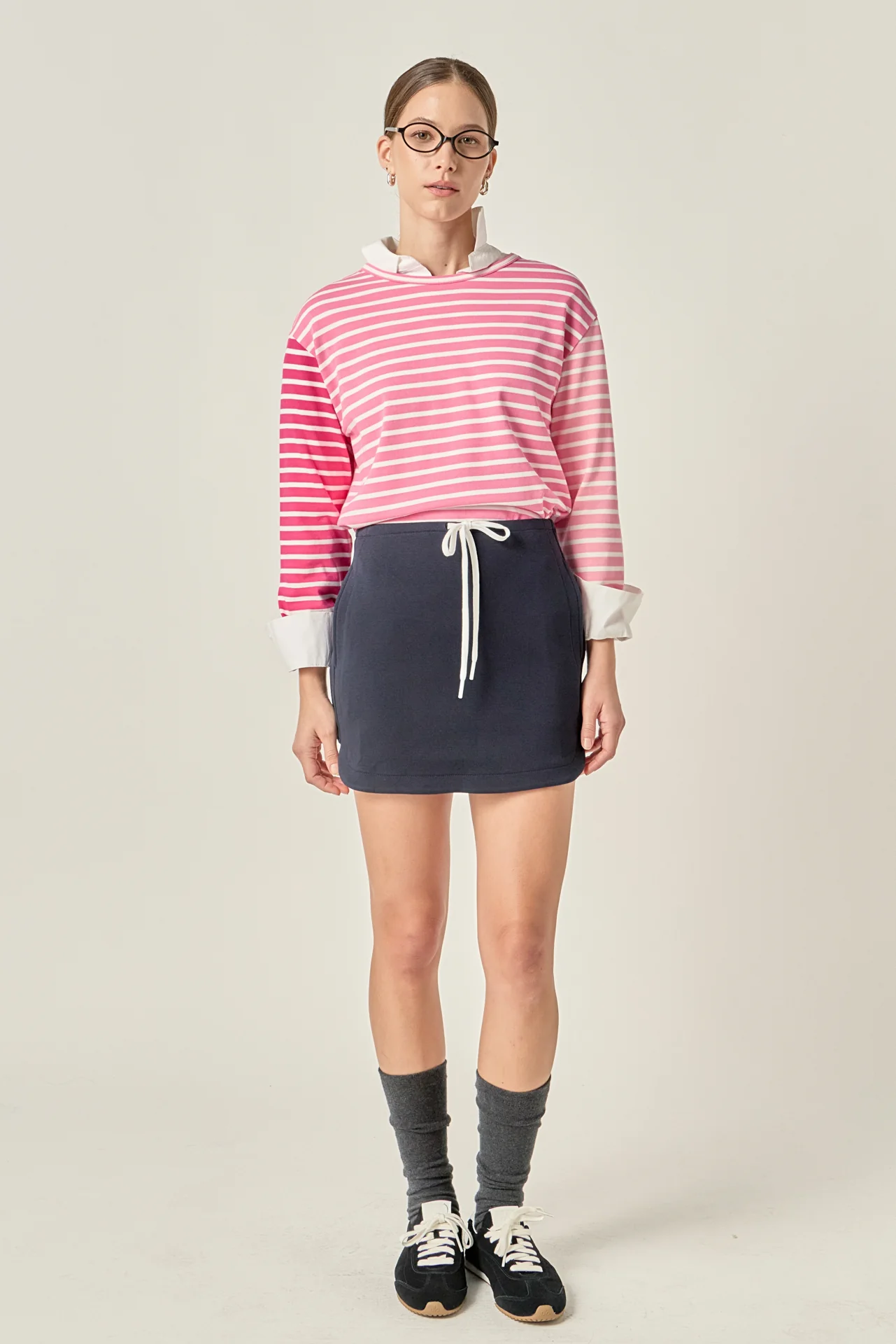 Stripe Colorblock Long Sleeve Tee - Image 6