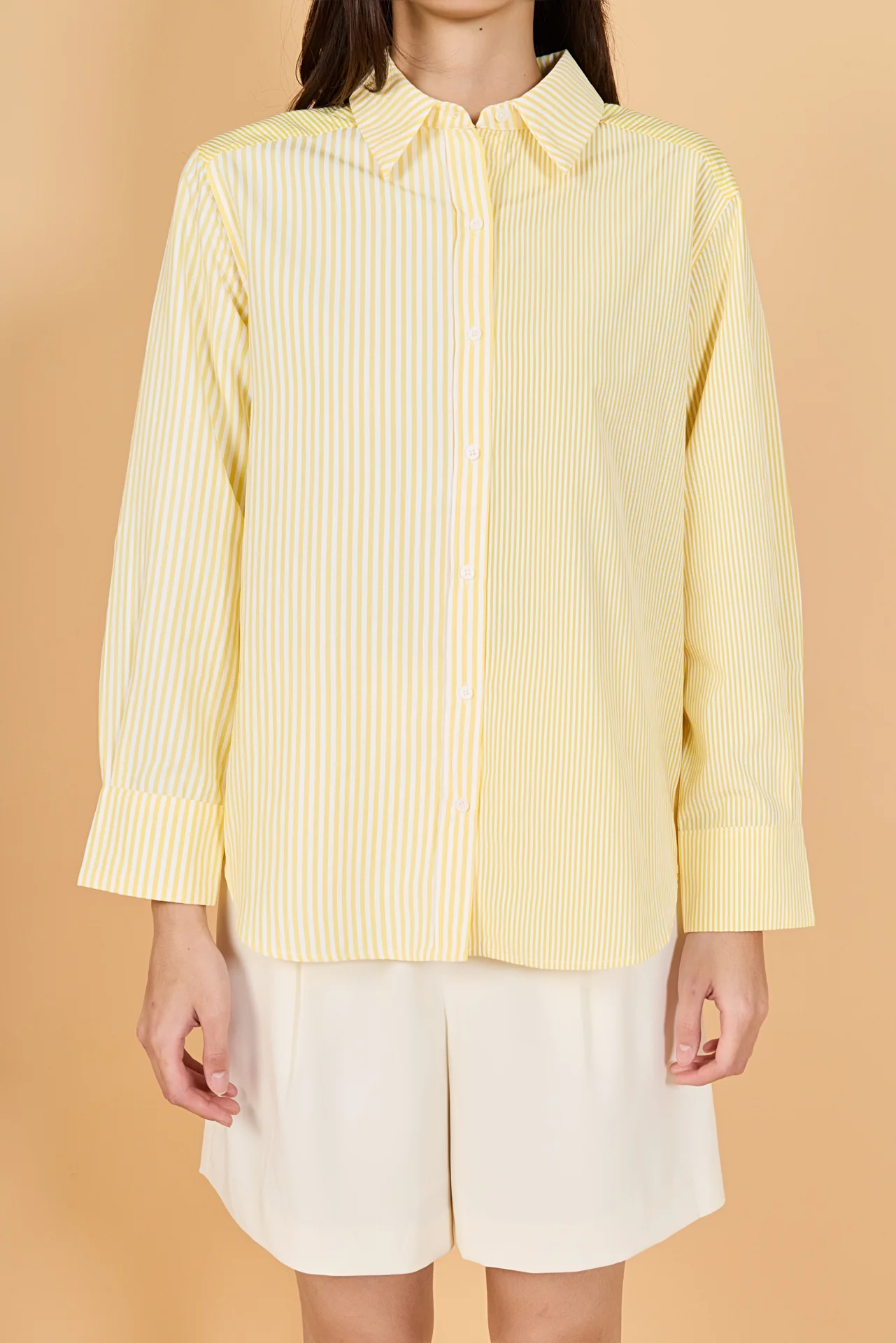Essential Stripe Collared Shirt - Image 2