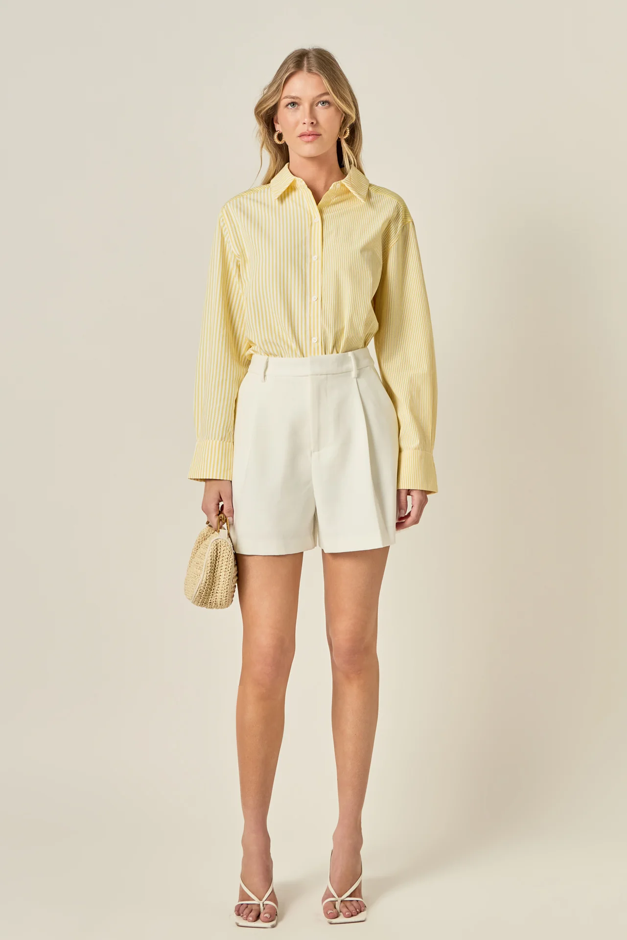 Essential Stripe Collared Shirt - Image 6