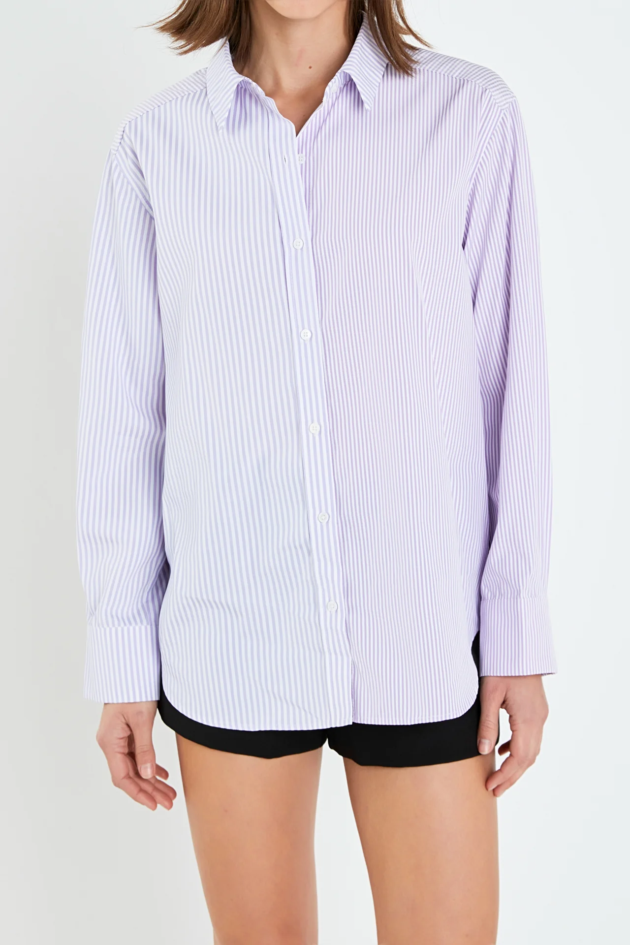 Essential Stripe Collared Shirt - Image 8