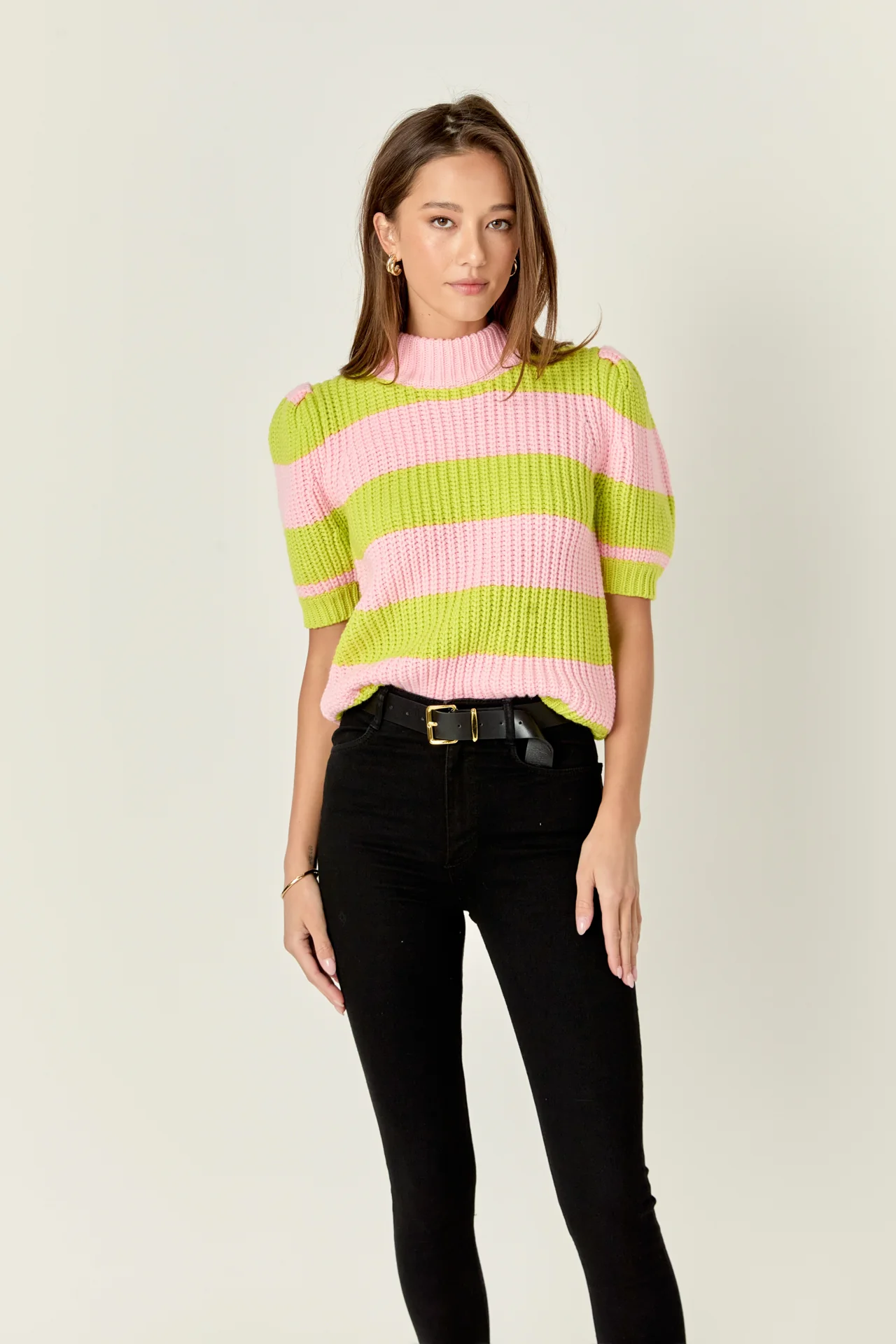 Stripe Mockneck Sweater - Image 10