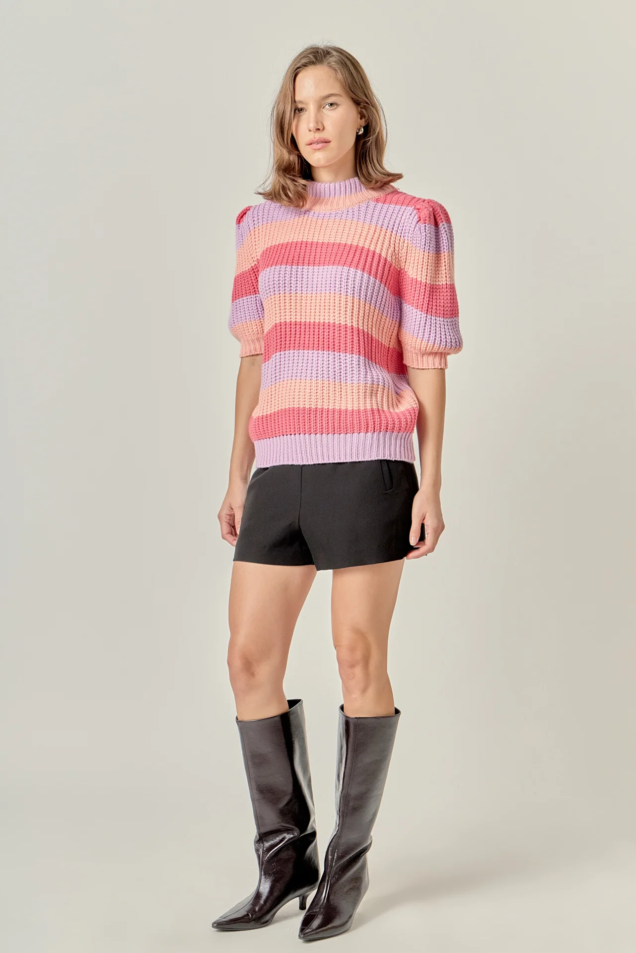 Stripe Mockneck Sweater - Image 3