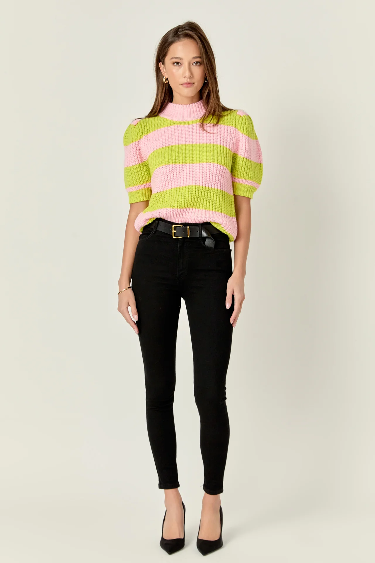 Stripe Mockneck Sweater - Image 6