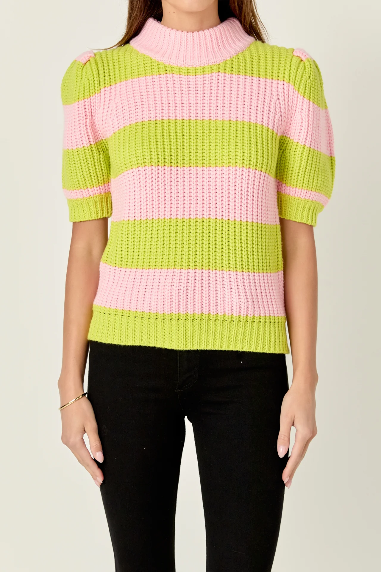 Stripe Mockneck Sweater - Image 7