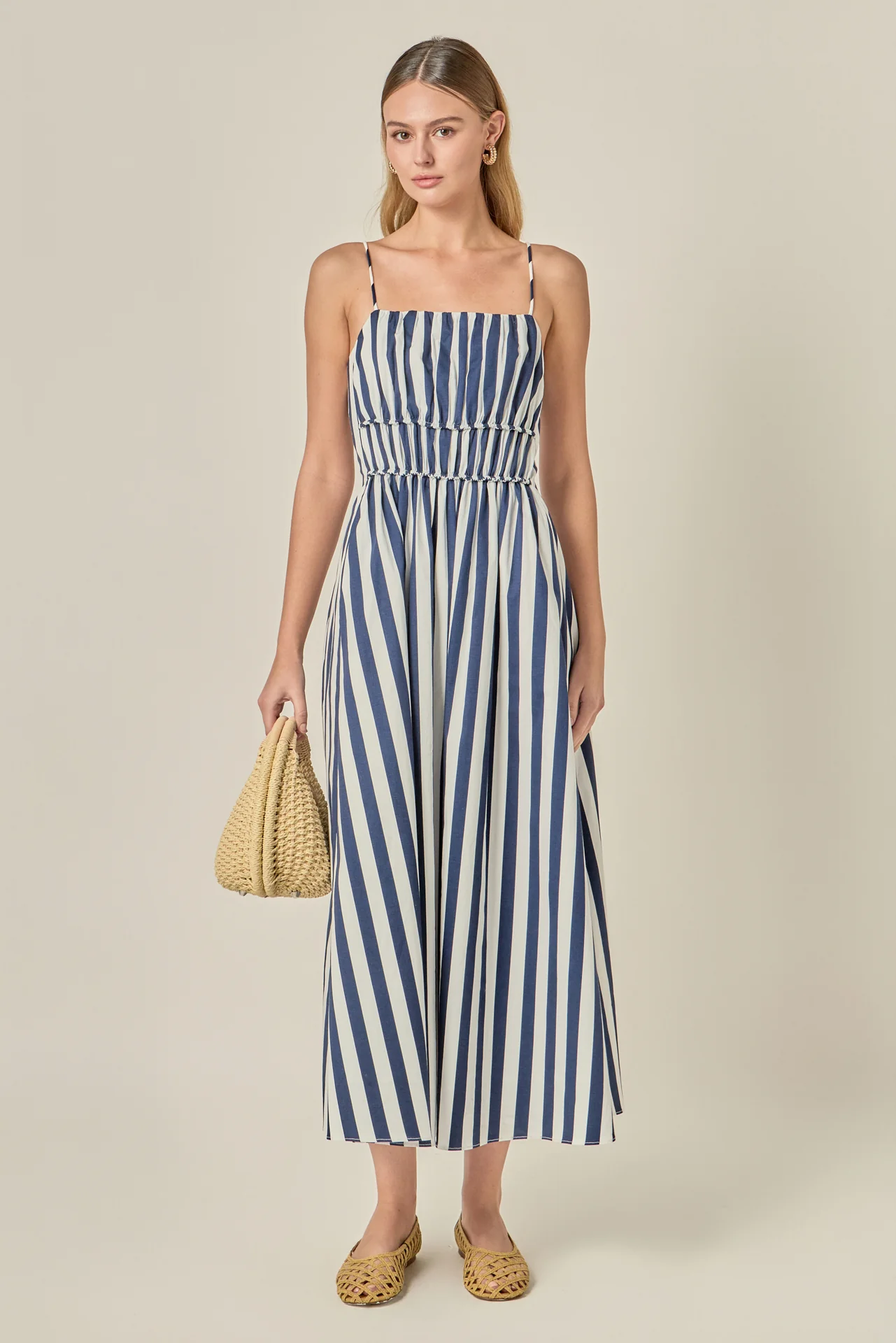 Stripe Sleeveless Maxi Dress - Image 6