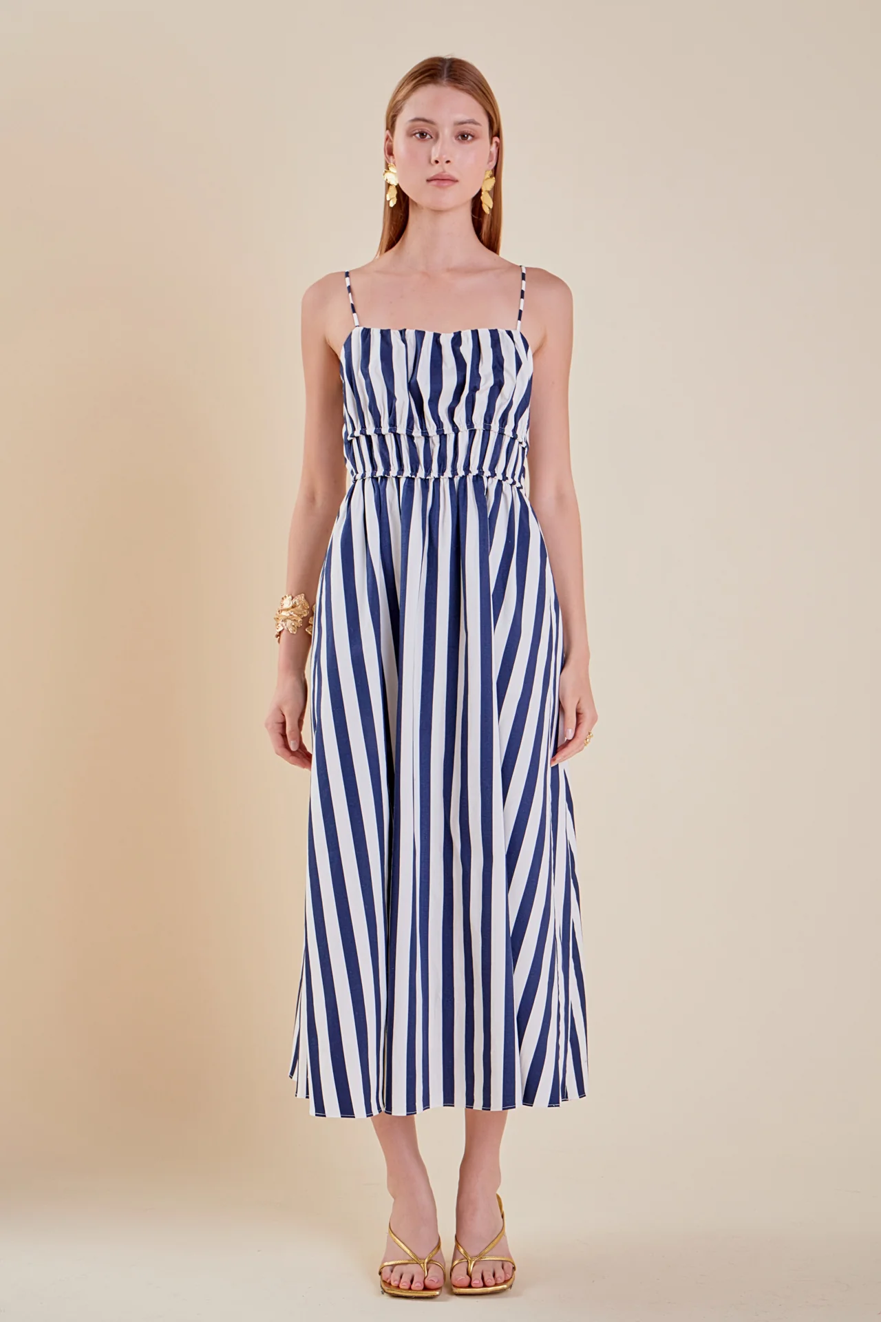 Stripe Sleeveless Maxi Dress - Image 8