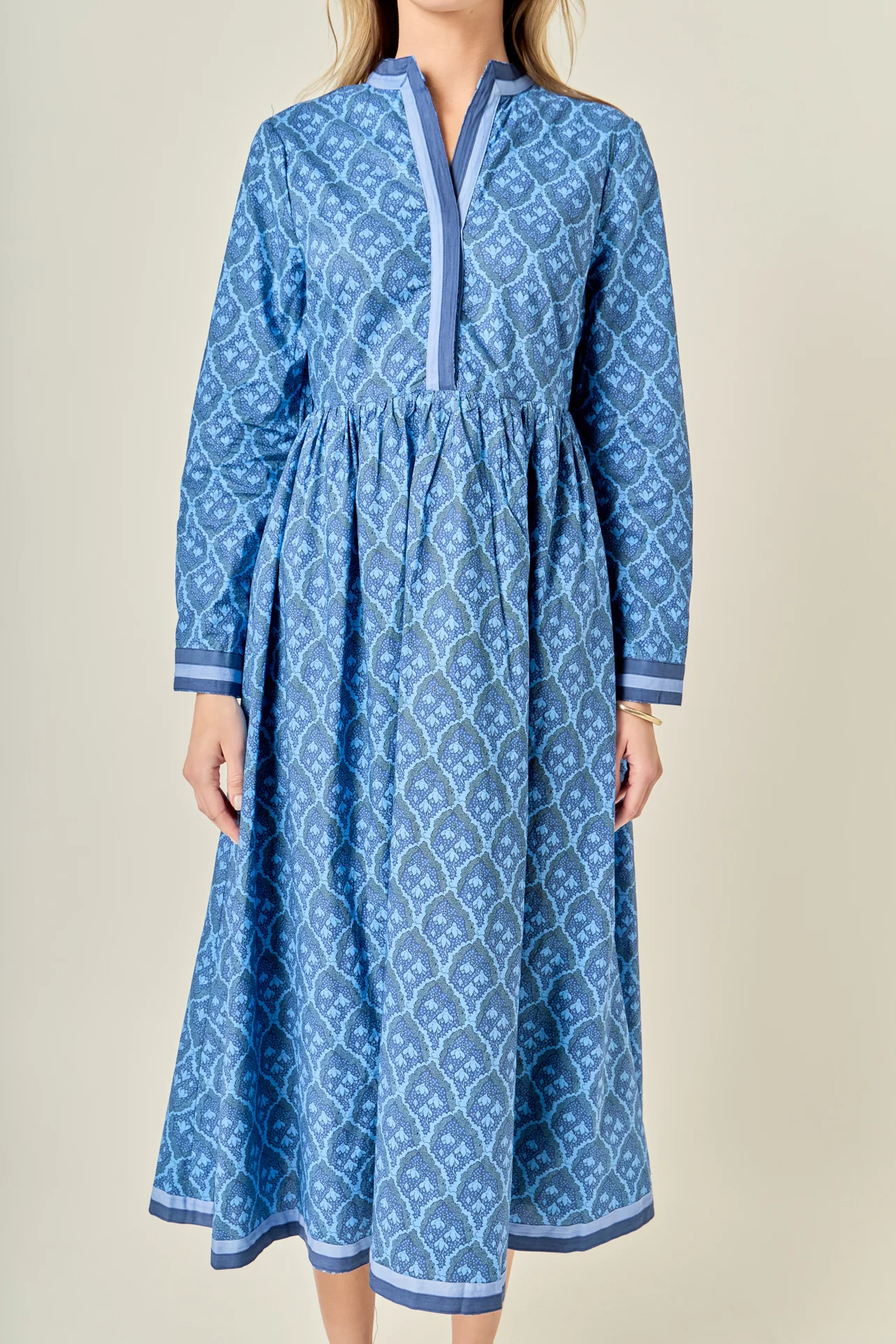 Stripe Trim Maxi Dress - Image 2