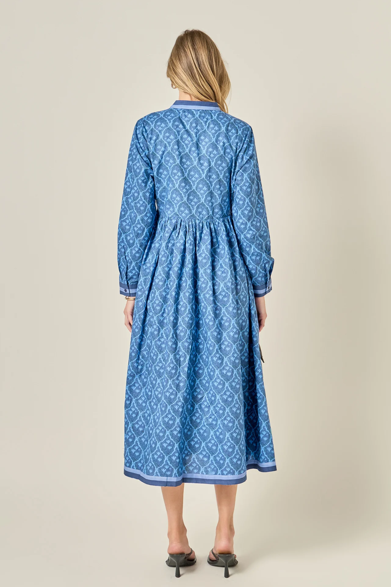 Stripe Trim Maxi Dress - Image 4