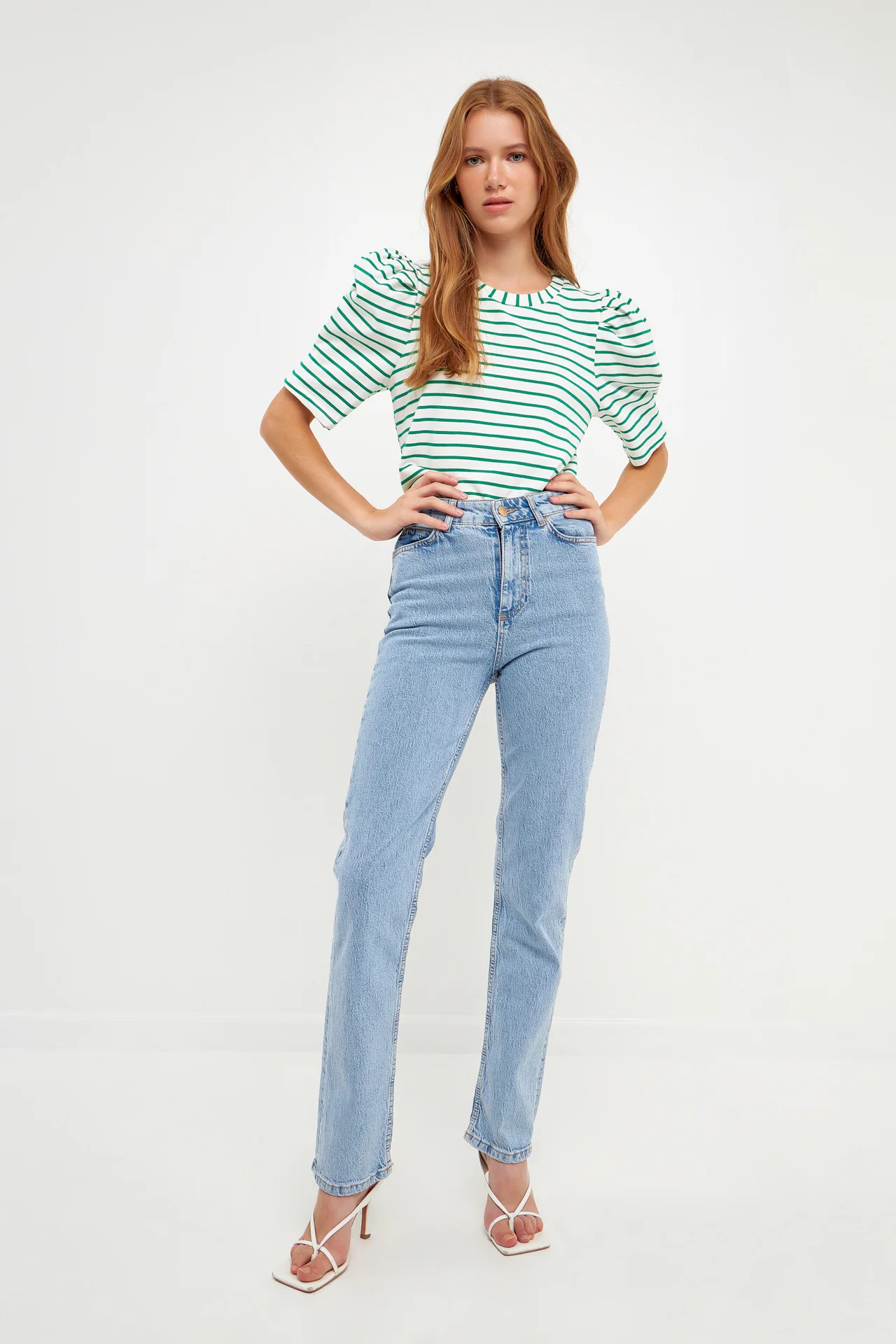 Stripe Women Knit Shirt - Image 11