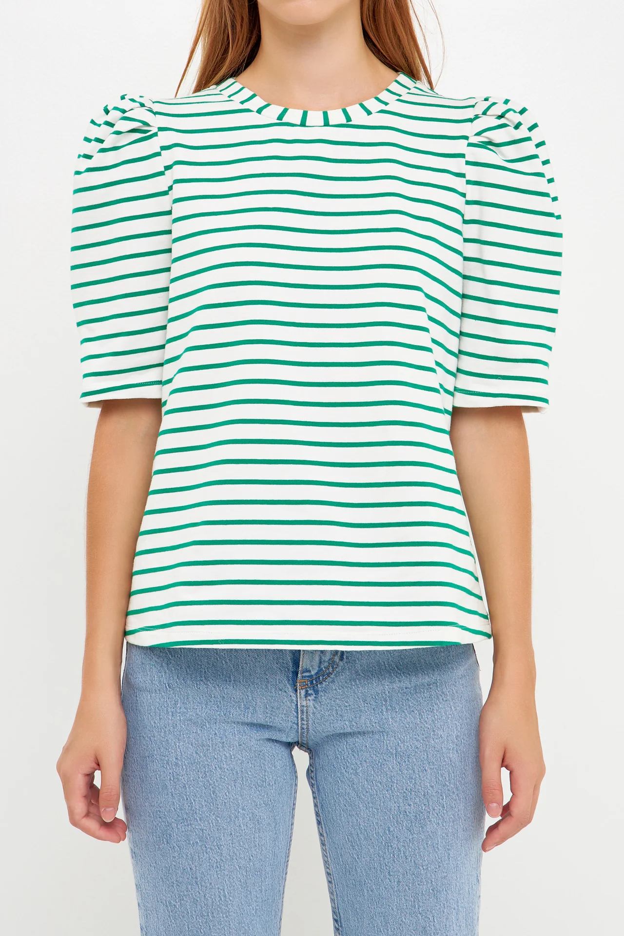 Stripe Women Knit Shirt - Image 12