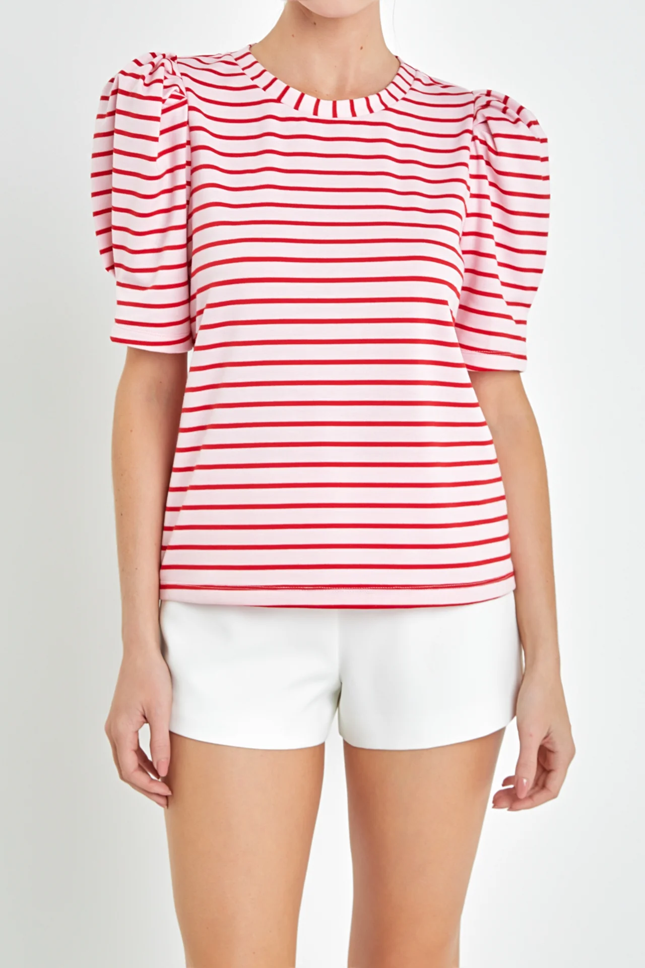 Stripe Women Knit Shirt - Image 17