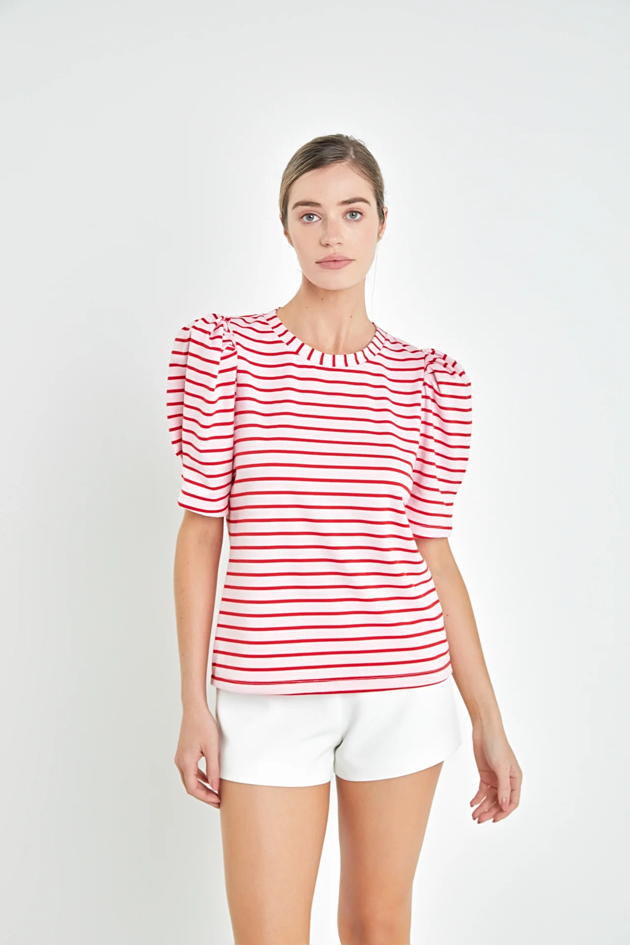 Stripe Women Knit Shirt - Image 20