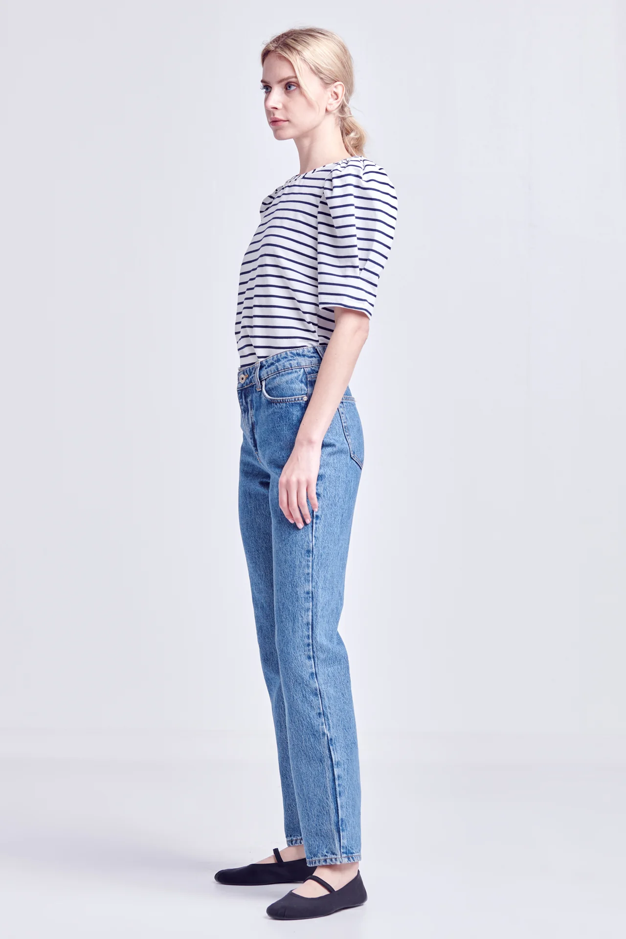 Stripe Women Knit Shirt - Image 28