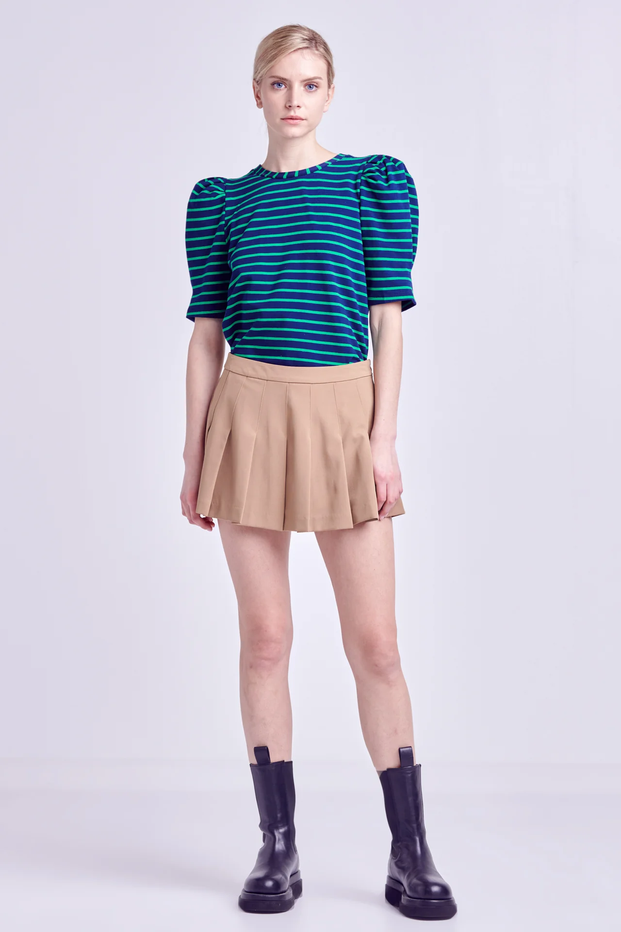 Stripe Women Knit Shirt - Image 31