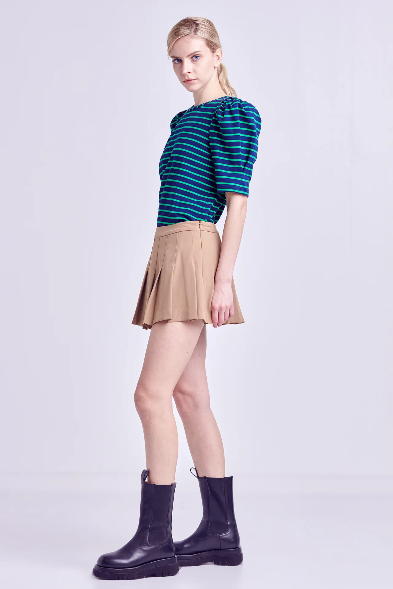 Stripe Women Knit Shirt - Image 33