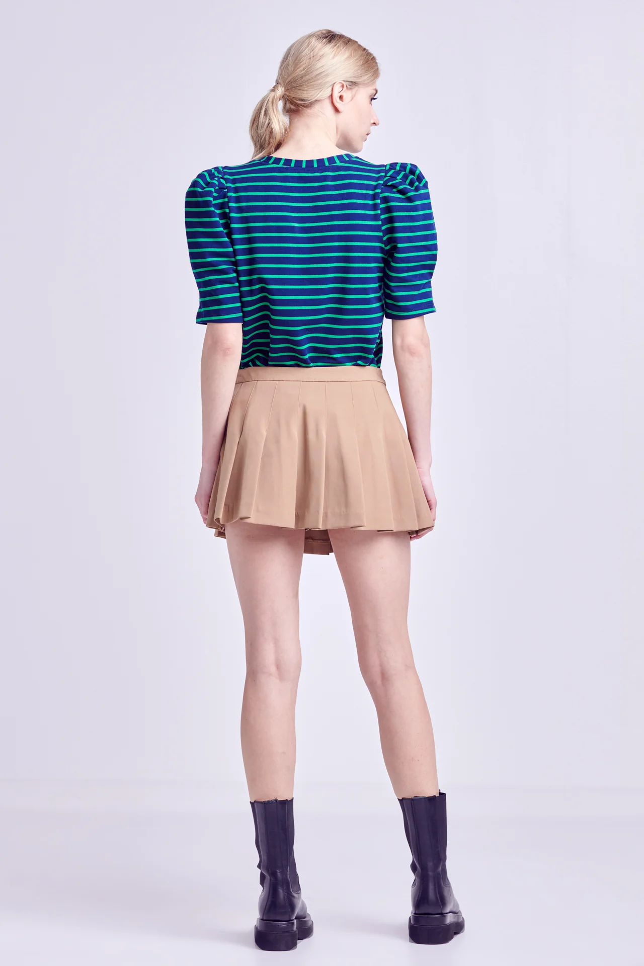 Stripe Women Knit Shirt - Image 34