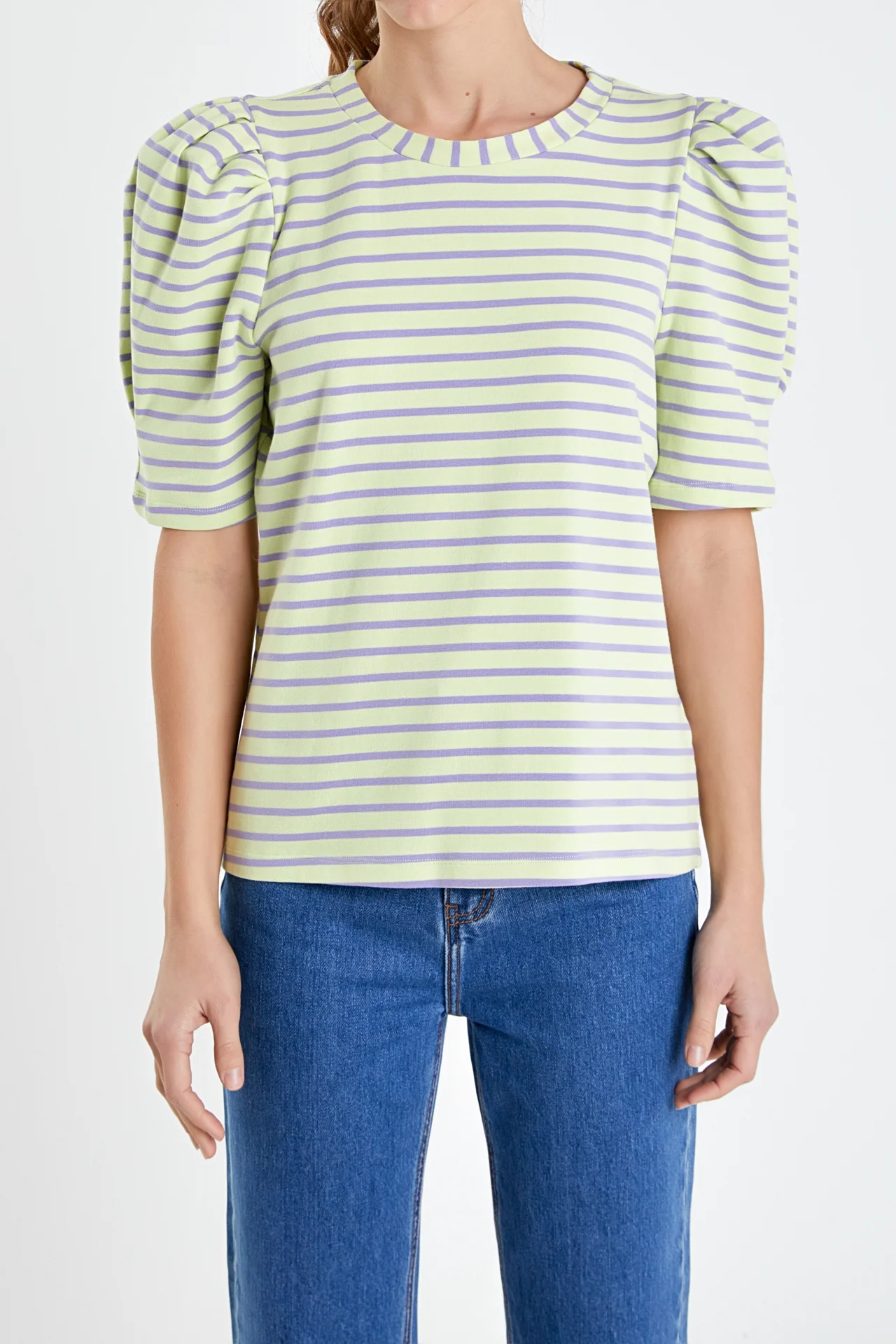Stripe Women Knit Shirt - Image 42