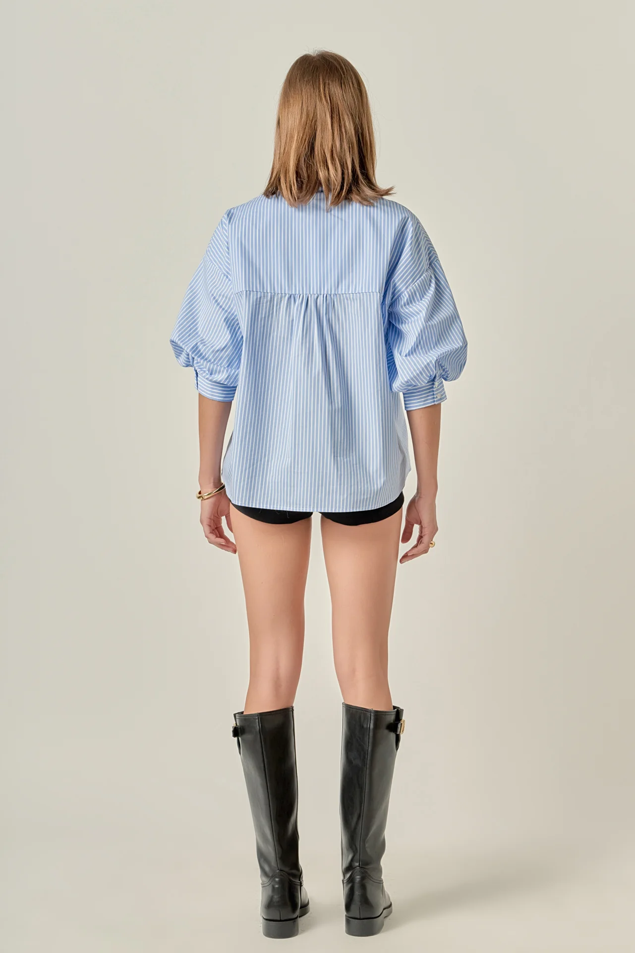 Striped Balloon Shirt - Image 10
