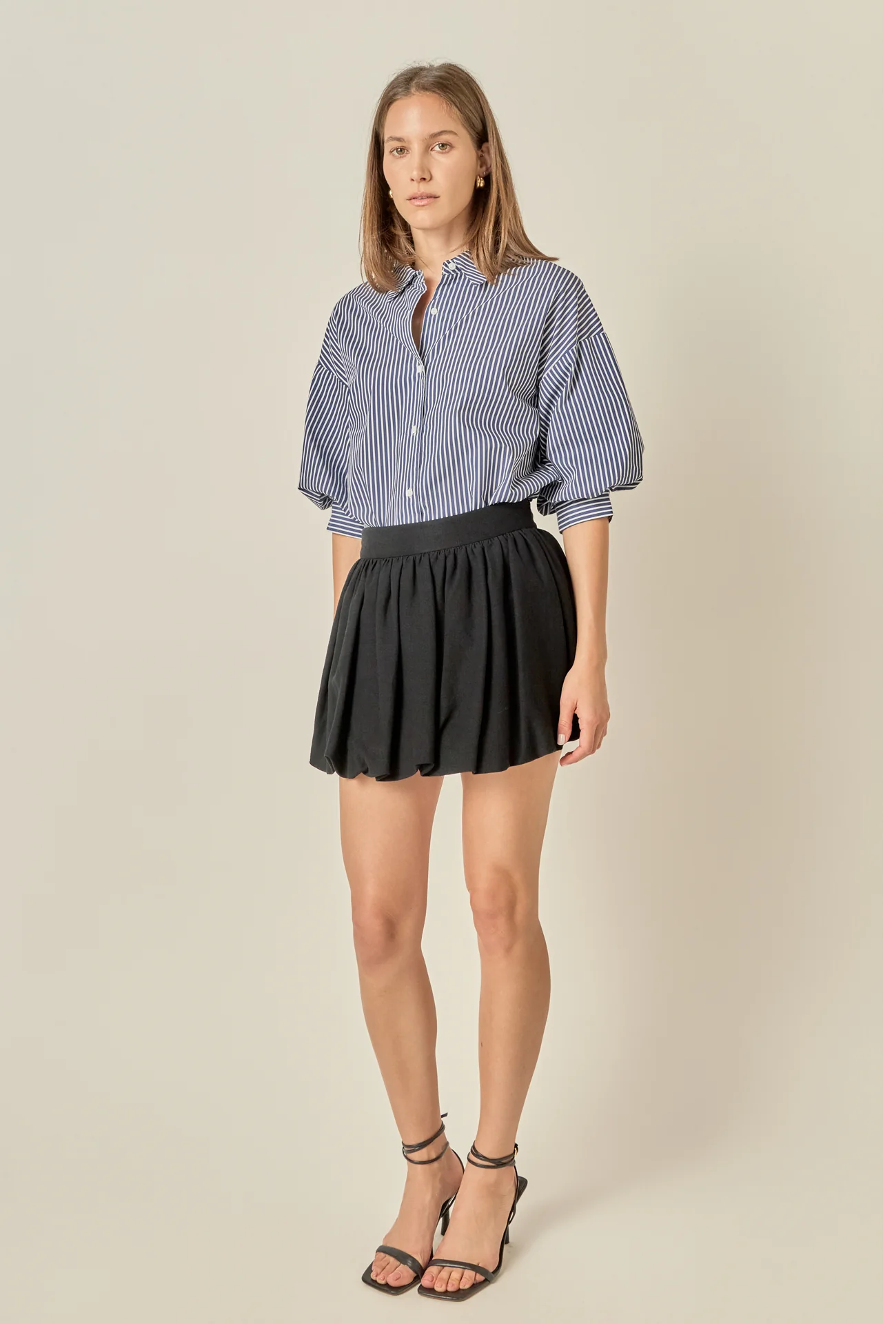 Striped Balloon Shirt - Image 3