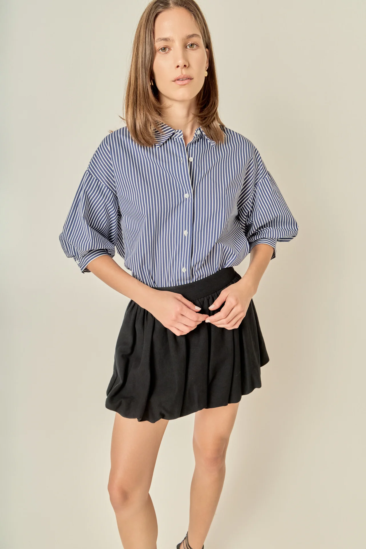 Striped Balloon Shirt - Image 5