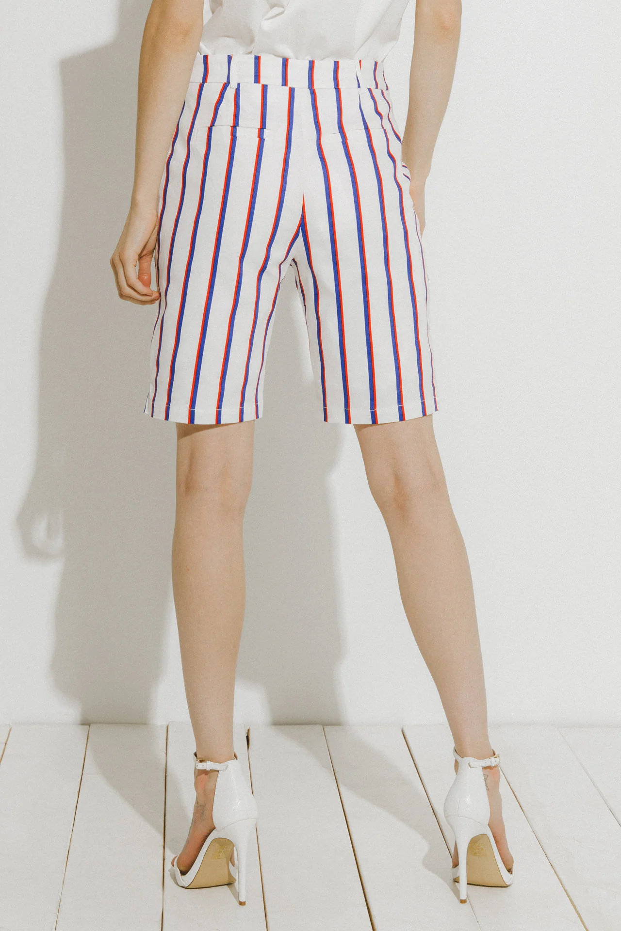 Striped Bermuda Pants - Image 4