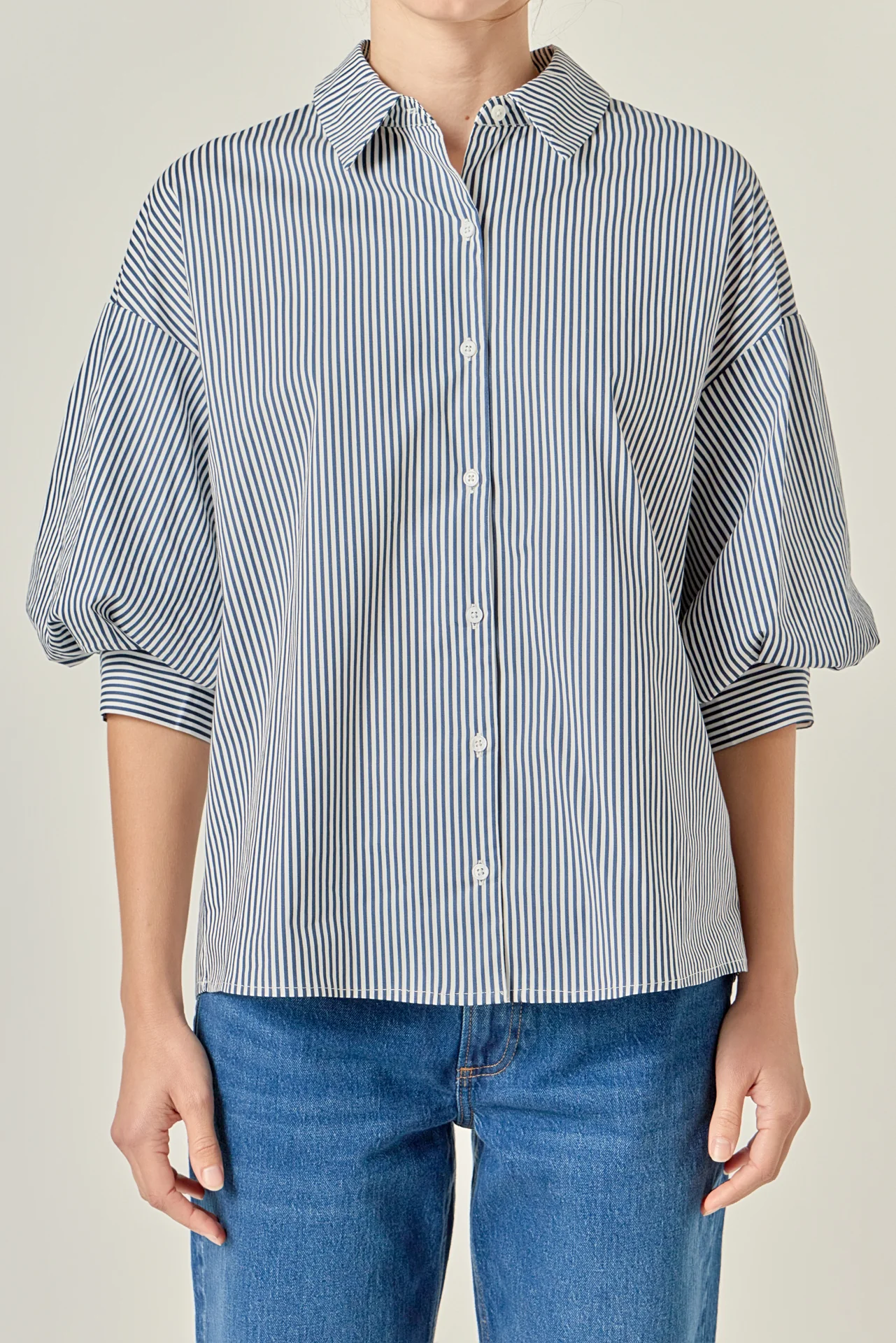 Striped Button Down Shirt - Image 12