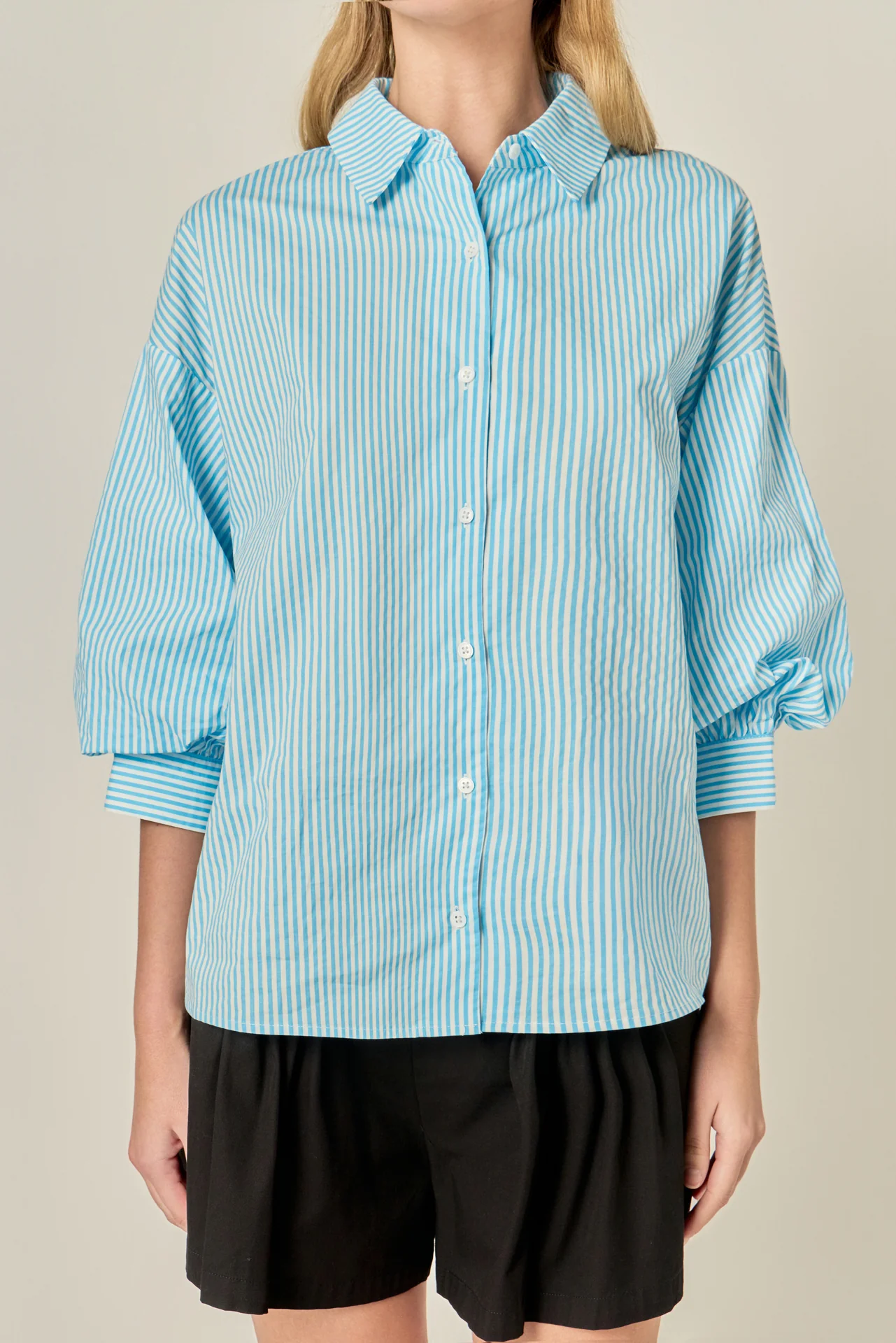 Striped Button Down Shirt - Image 2