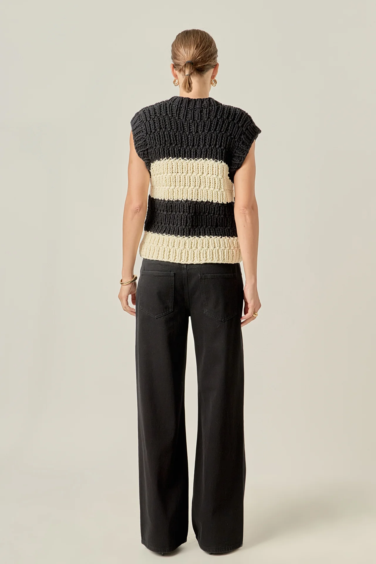 Striped Chunky Vest - Image 4