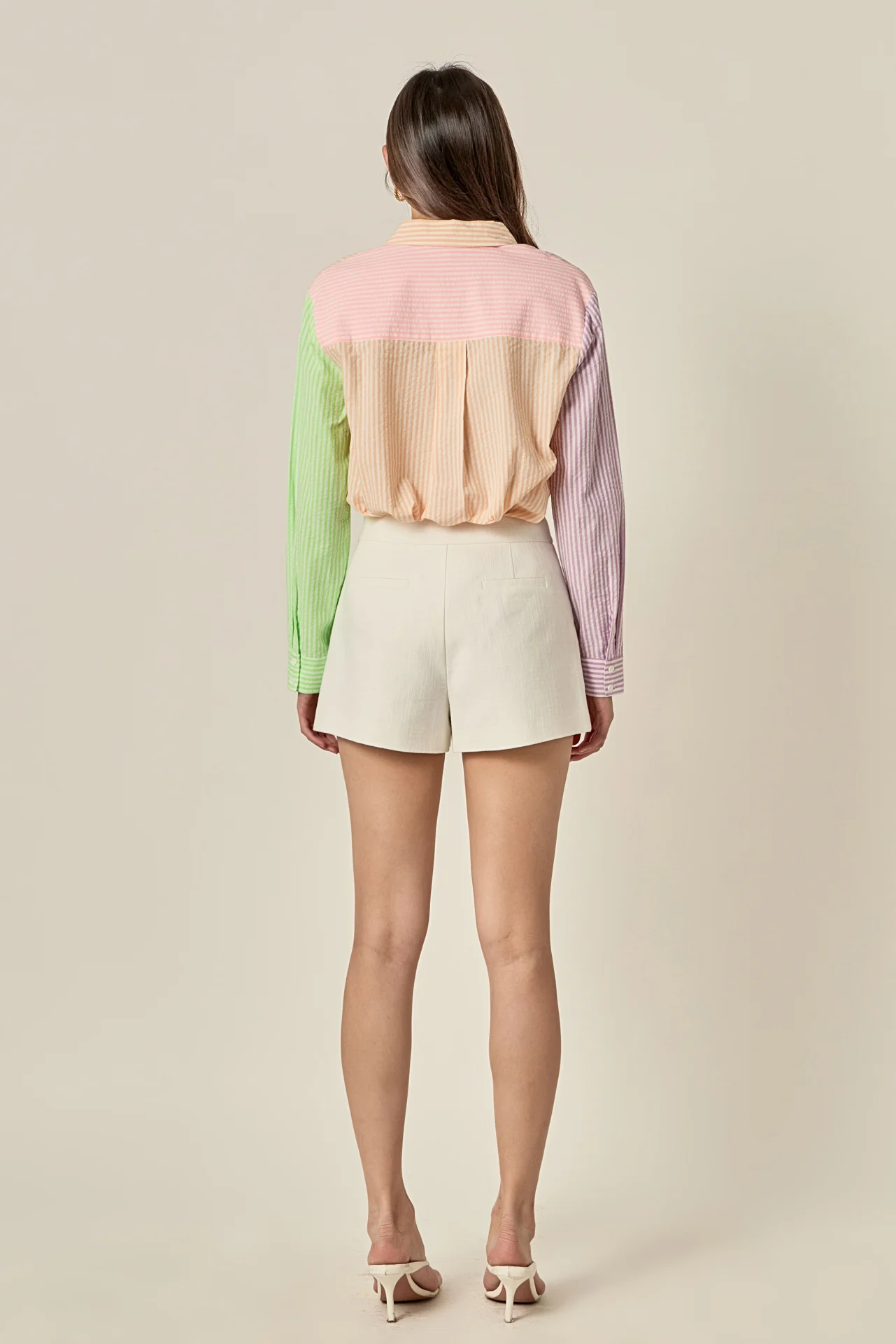 Striped Color Block Shirts - Image 4