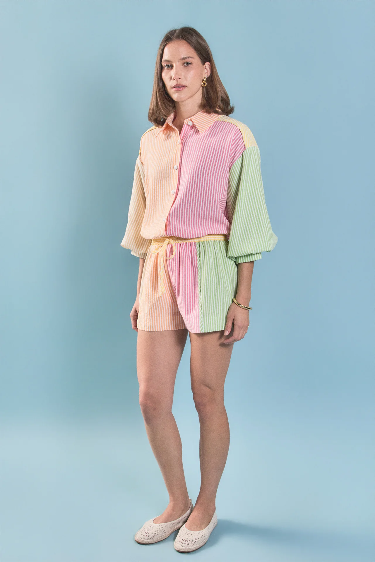 Striped Colorblock Shirt - Image 4