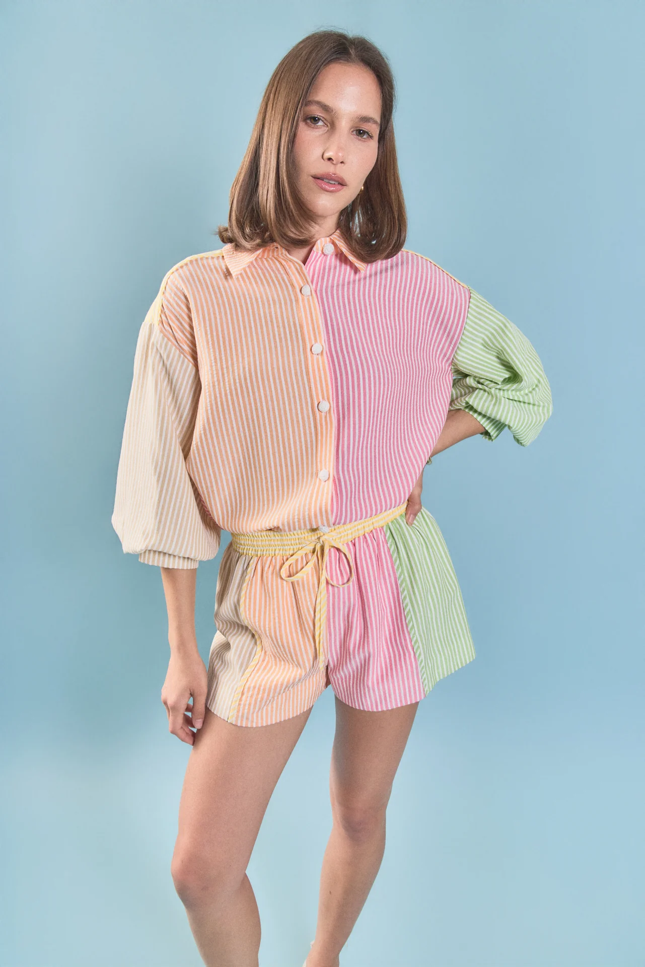 Striped Colorblock Shirt - Image 6