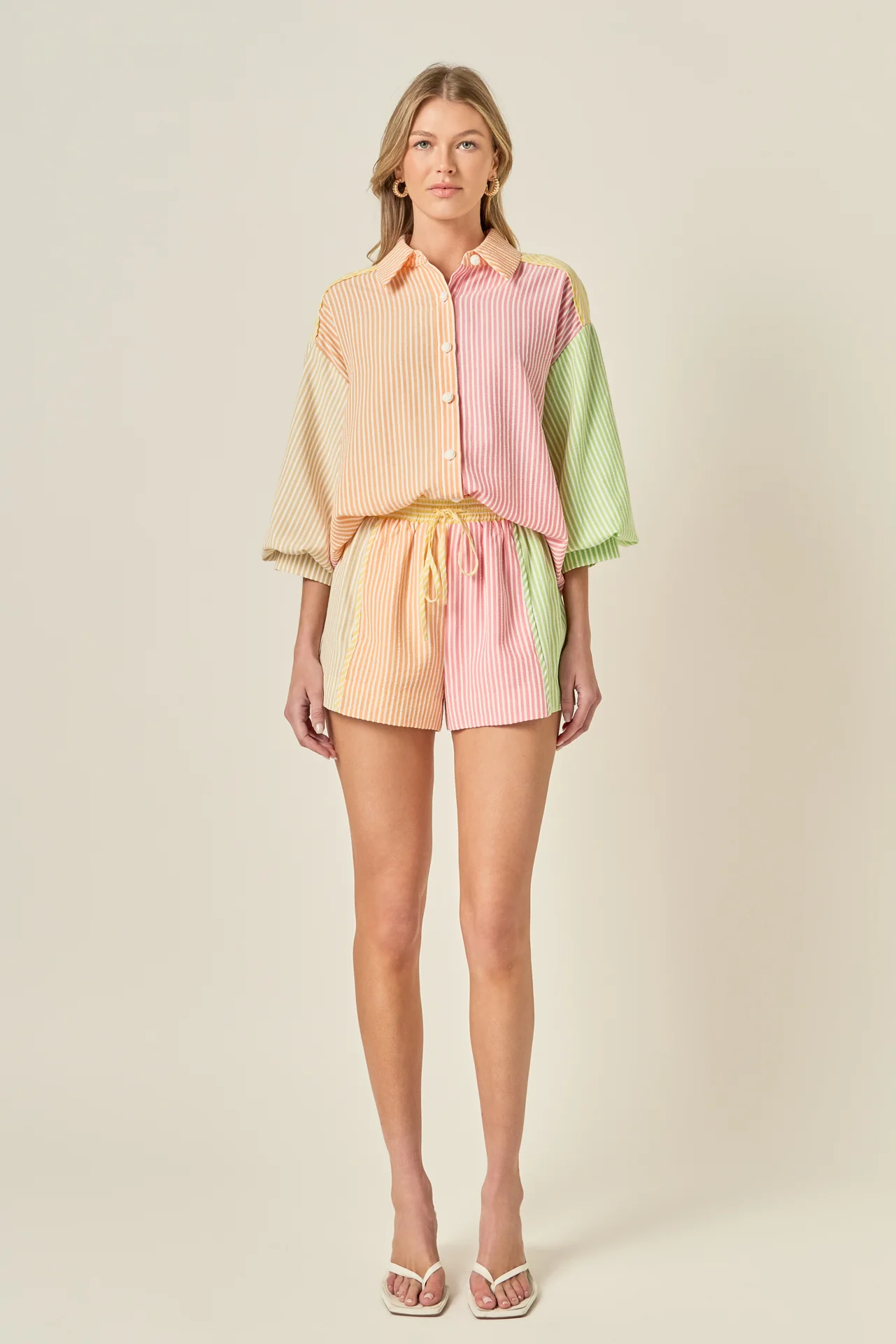 Striped Colorblock Shirt - Image 7
